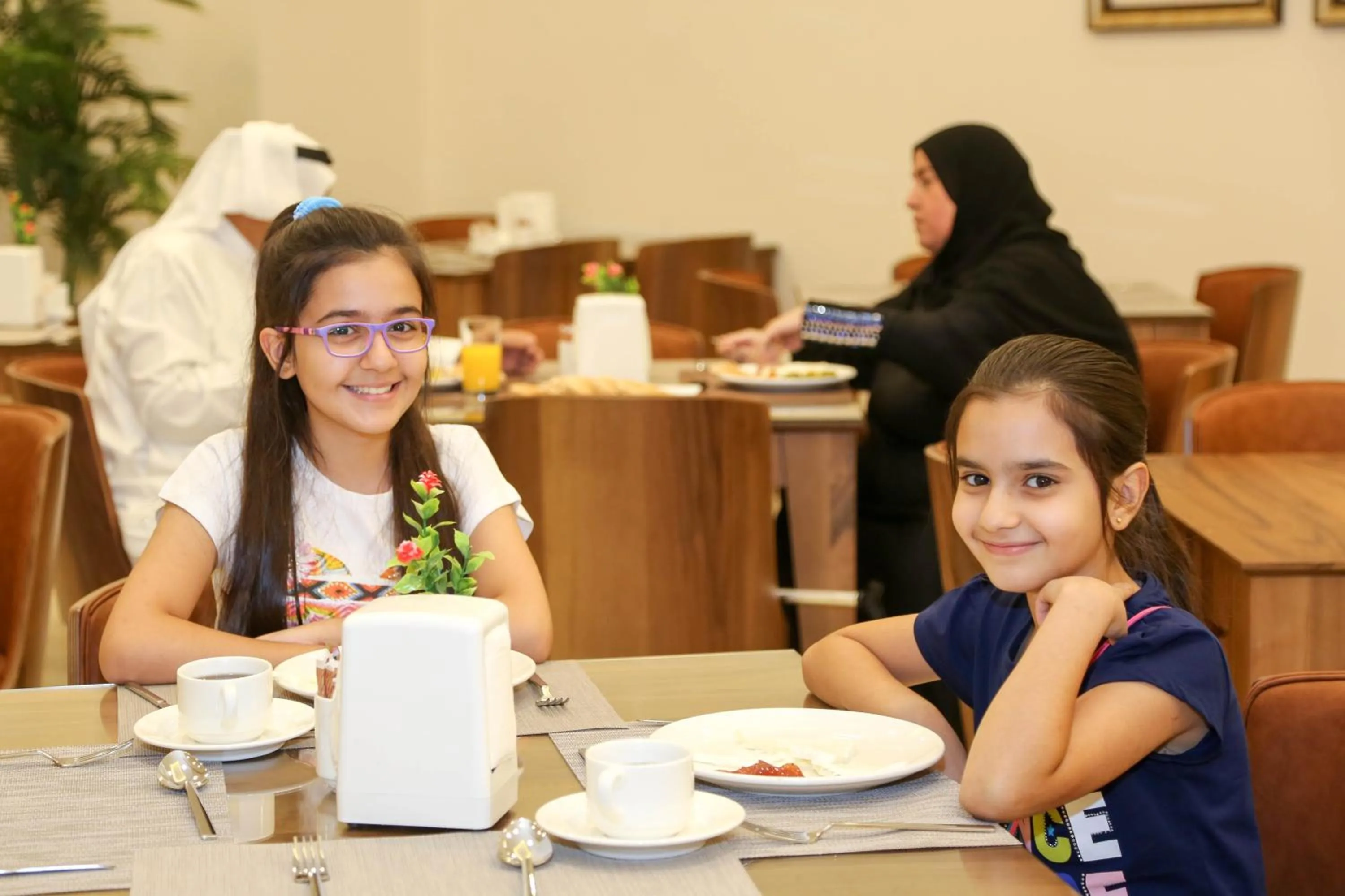 Family in City Tower Hotel