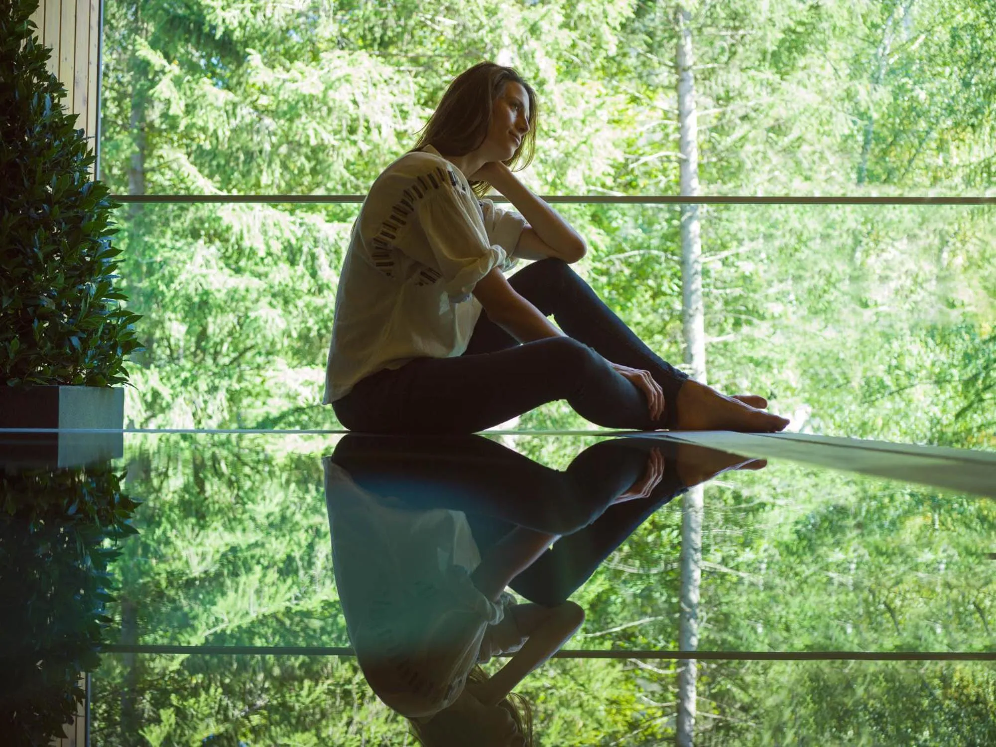 View (from property/room) in Naturhotel Waldklause