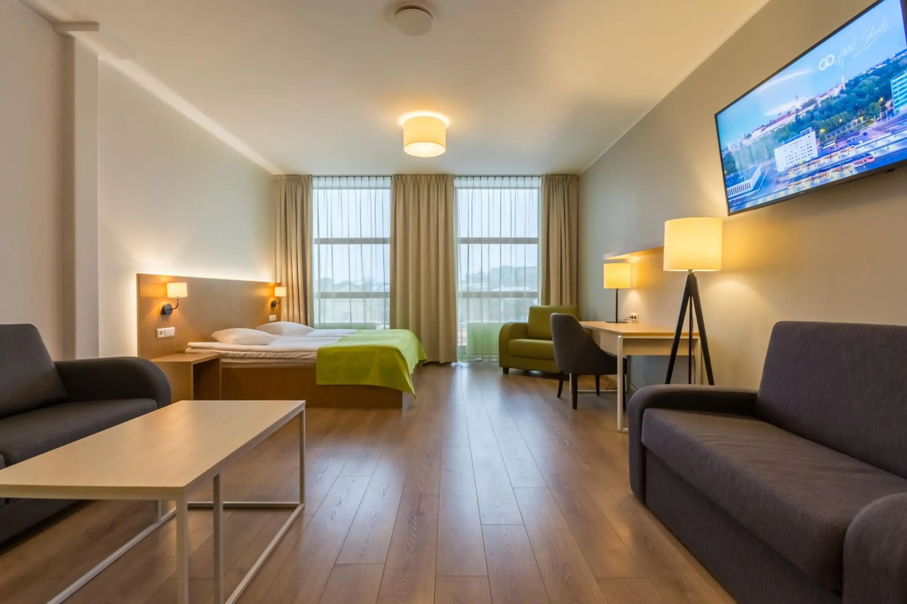 Bed in Go Hotel Shnelli Bed in Go Hotel Shnelli