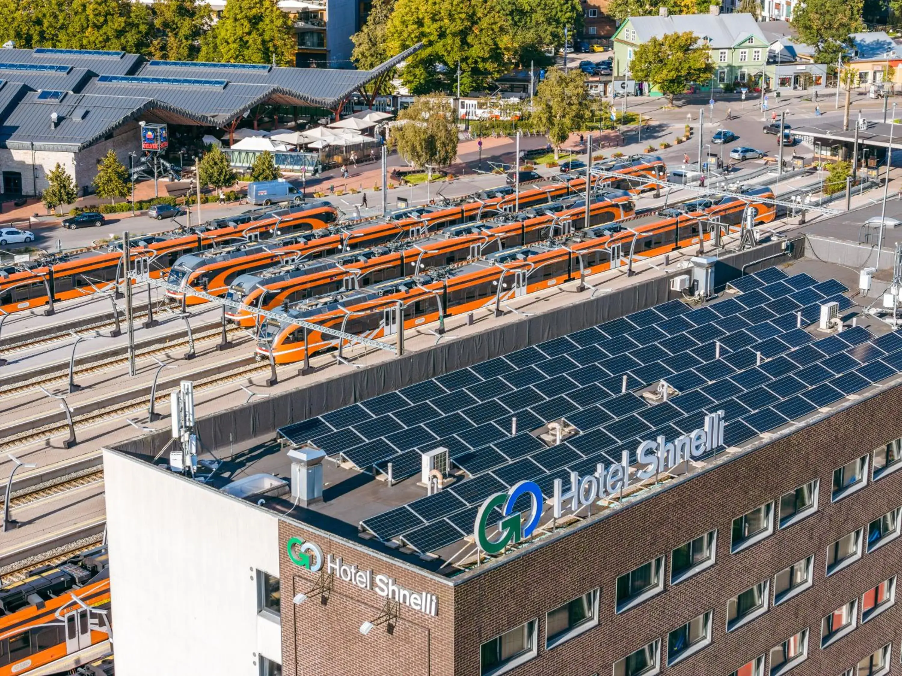 Property building in Go Hotel Shnelli Property building in Go Hotel Shnelli