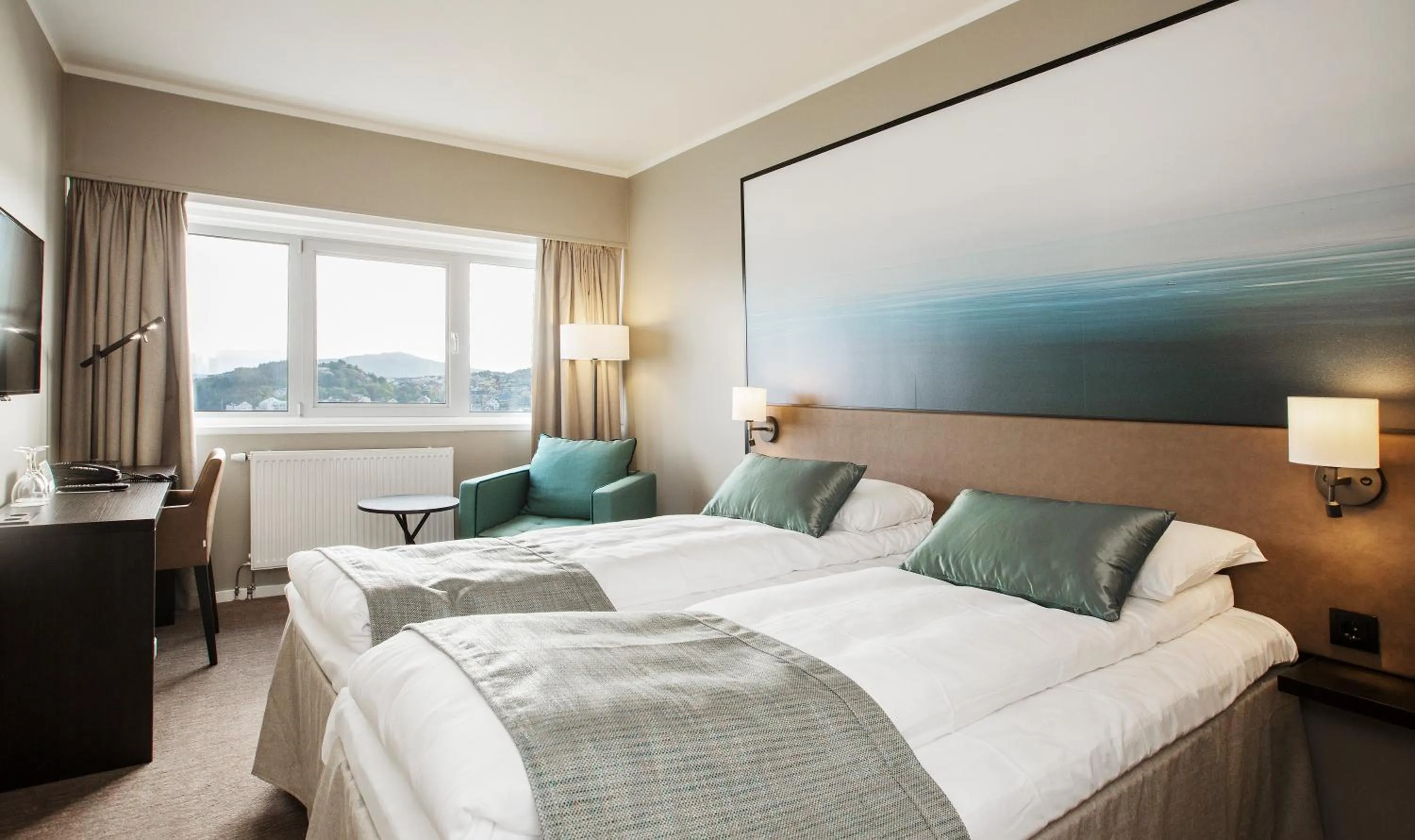 Bed in Quality Hotel Grand Kristiansund