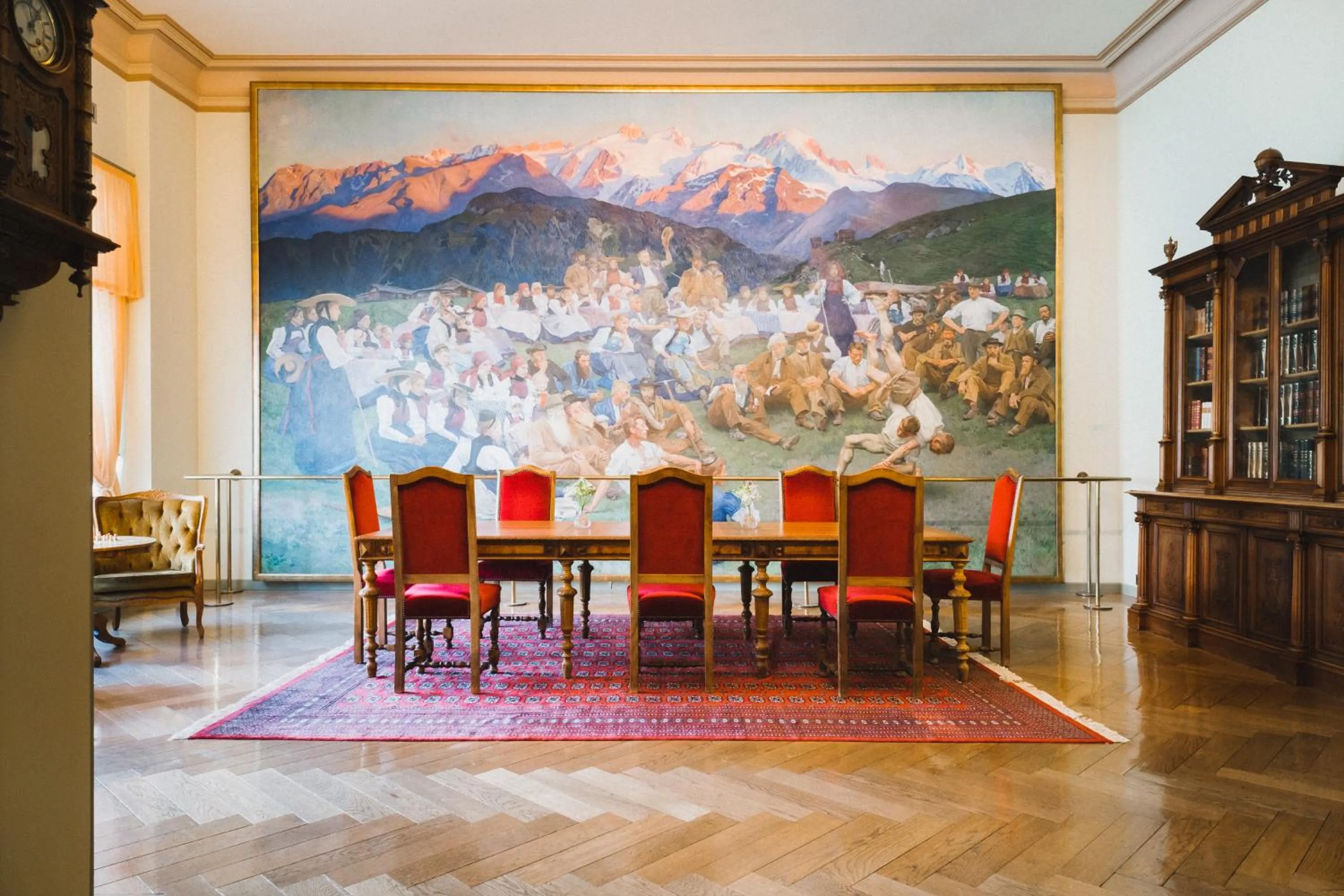 Living room in Grandhotel Giessbach