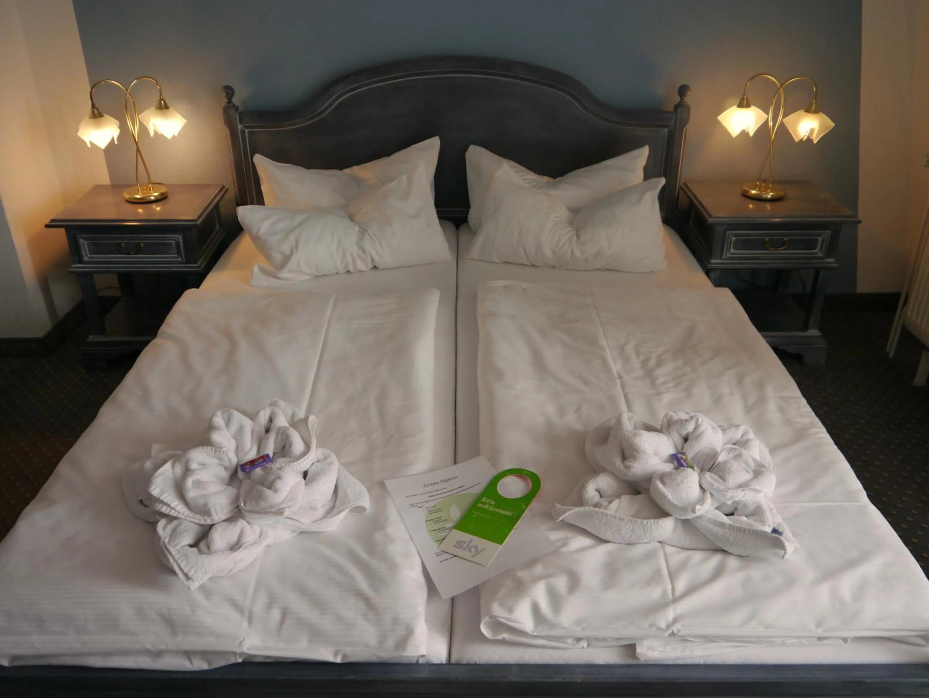 Bed in Hotel Esplanade Garni