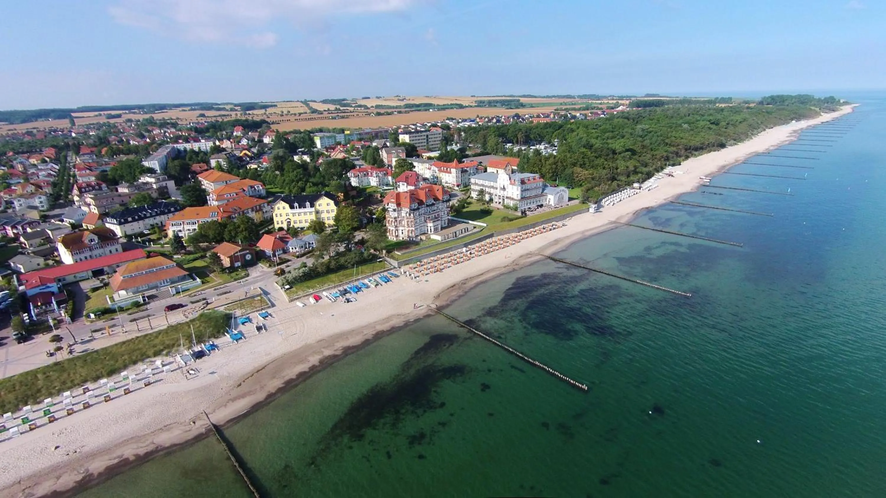 Beach in Hotel Esplanade Garni