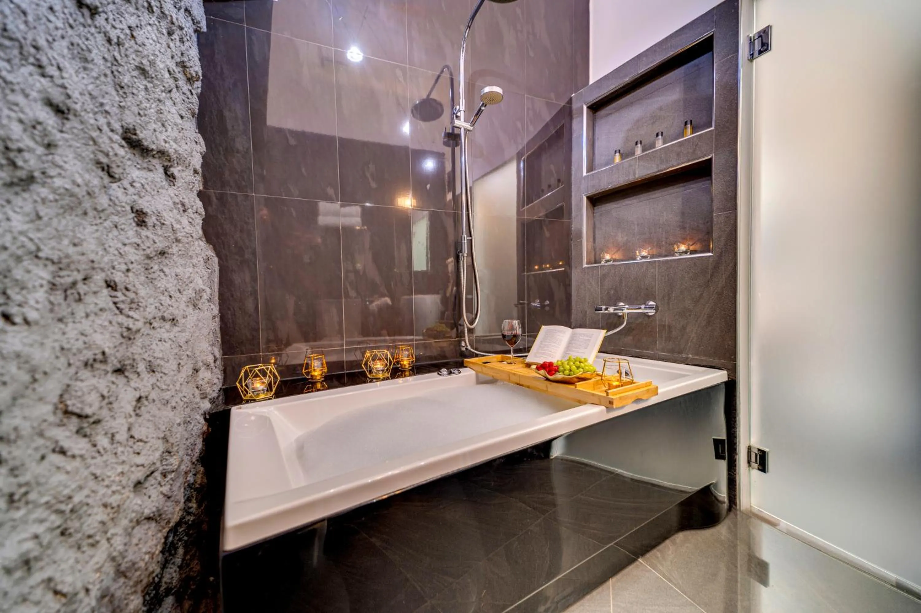 Shower in Komorowski Luxury Guest Rooms