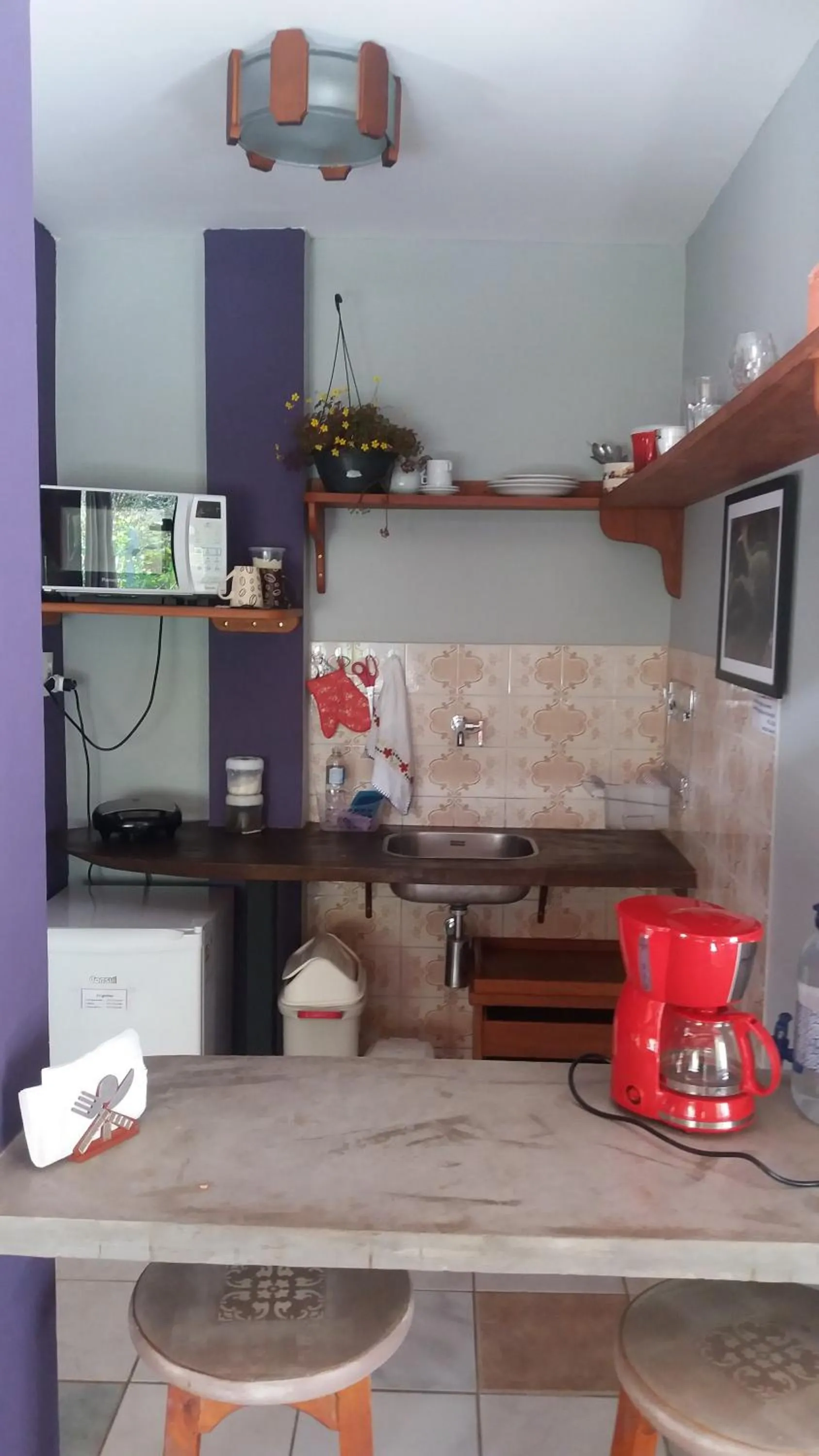 Kitchen or kitchenette in Be Hospedagem