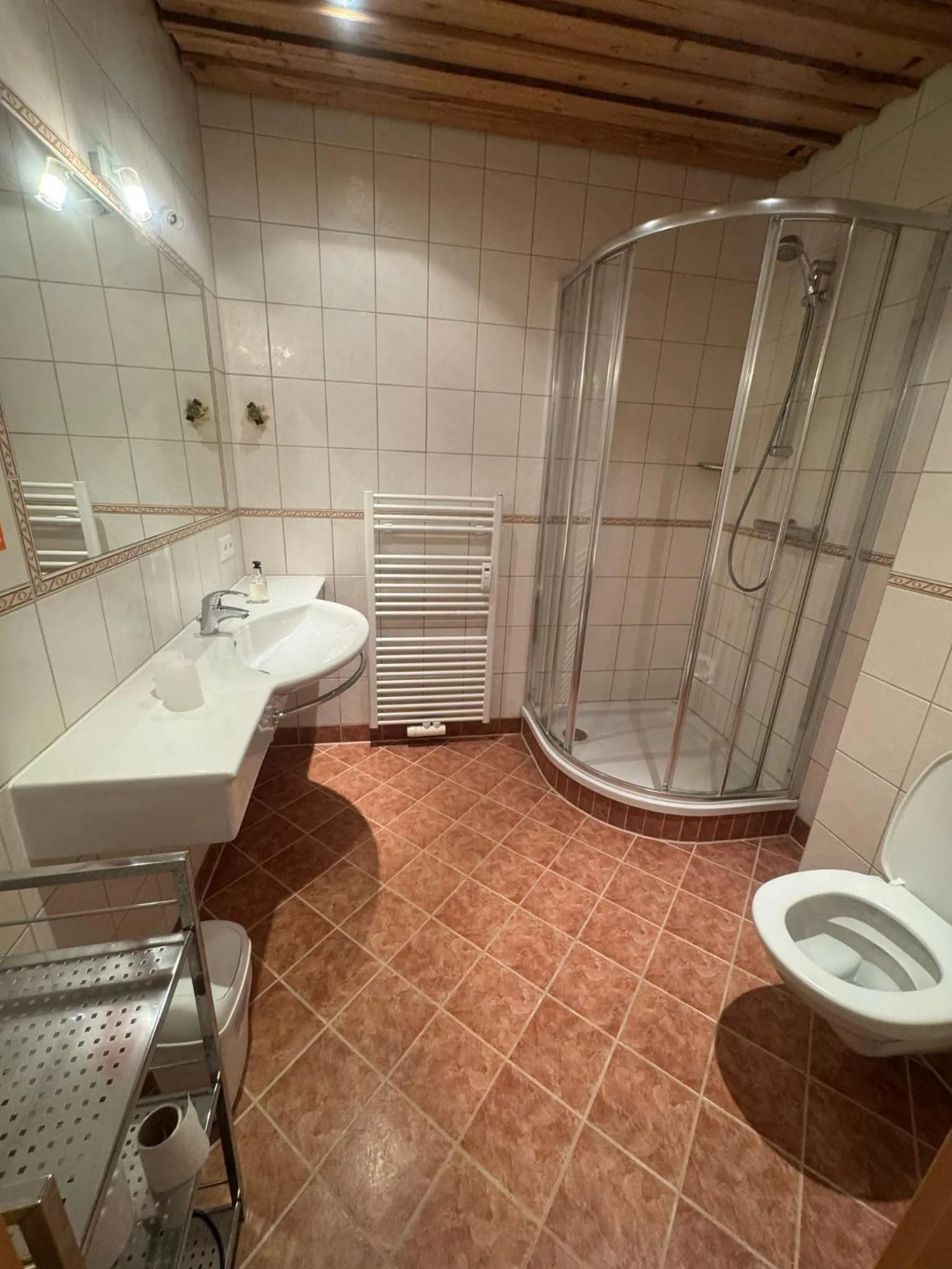 Shower in Hotel Kollerhof