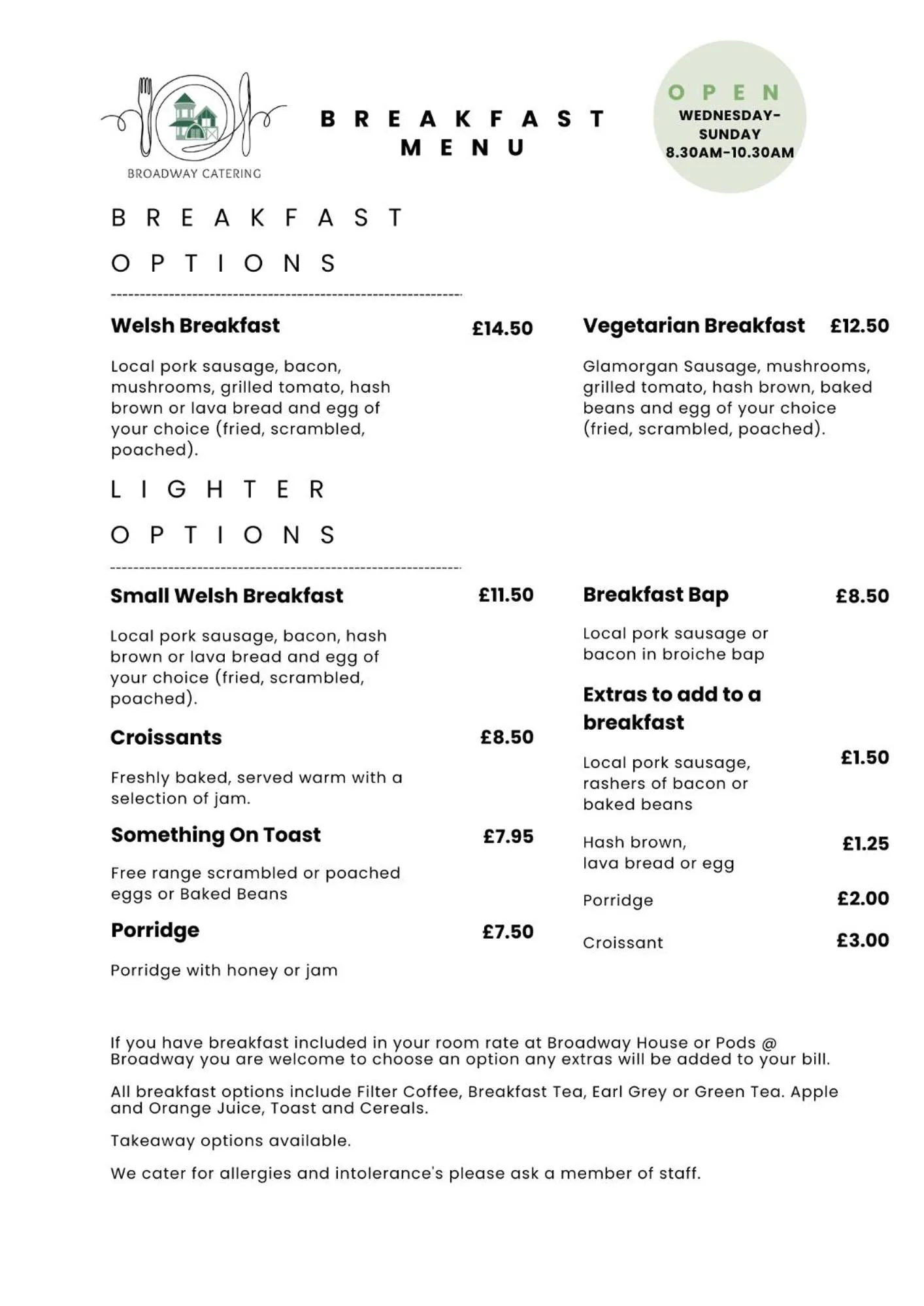 Breakfast in Pods @ Broadway
