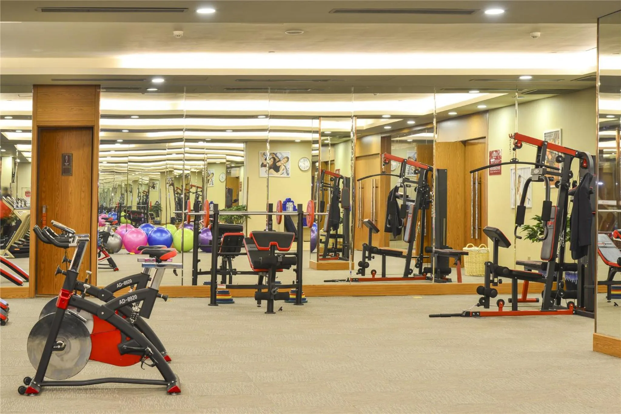 Fitness centre/facilities in Ramada Heze