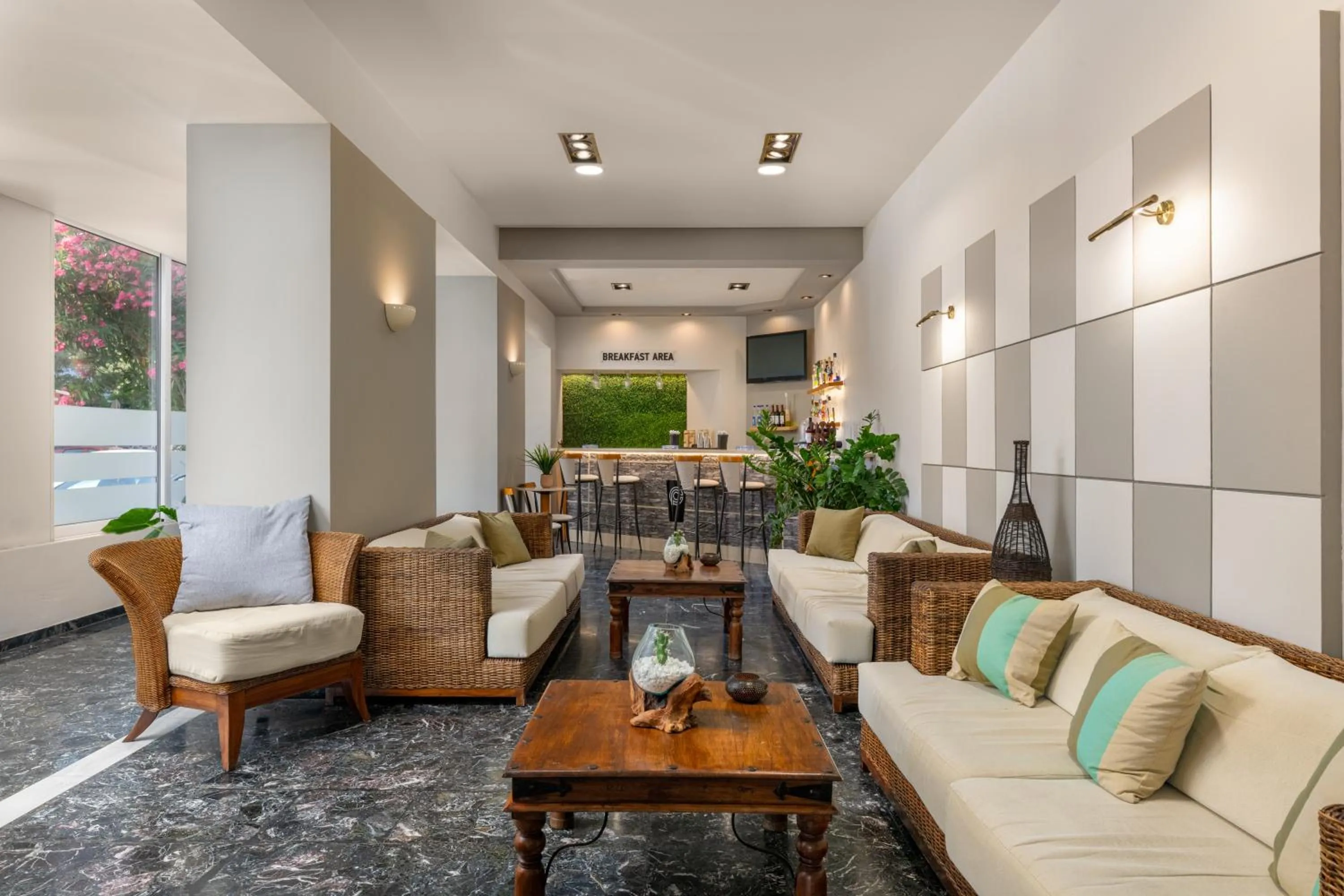 Living room in City Plus Rhodes Hotel