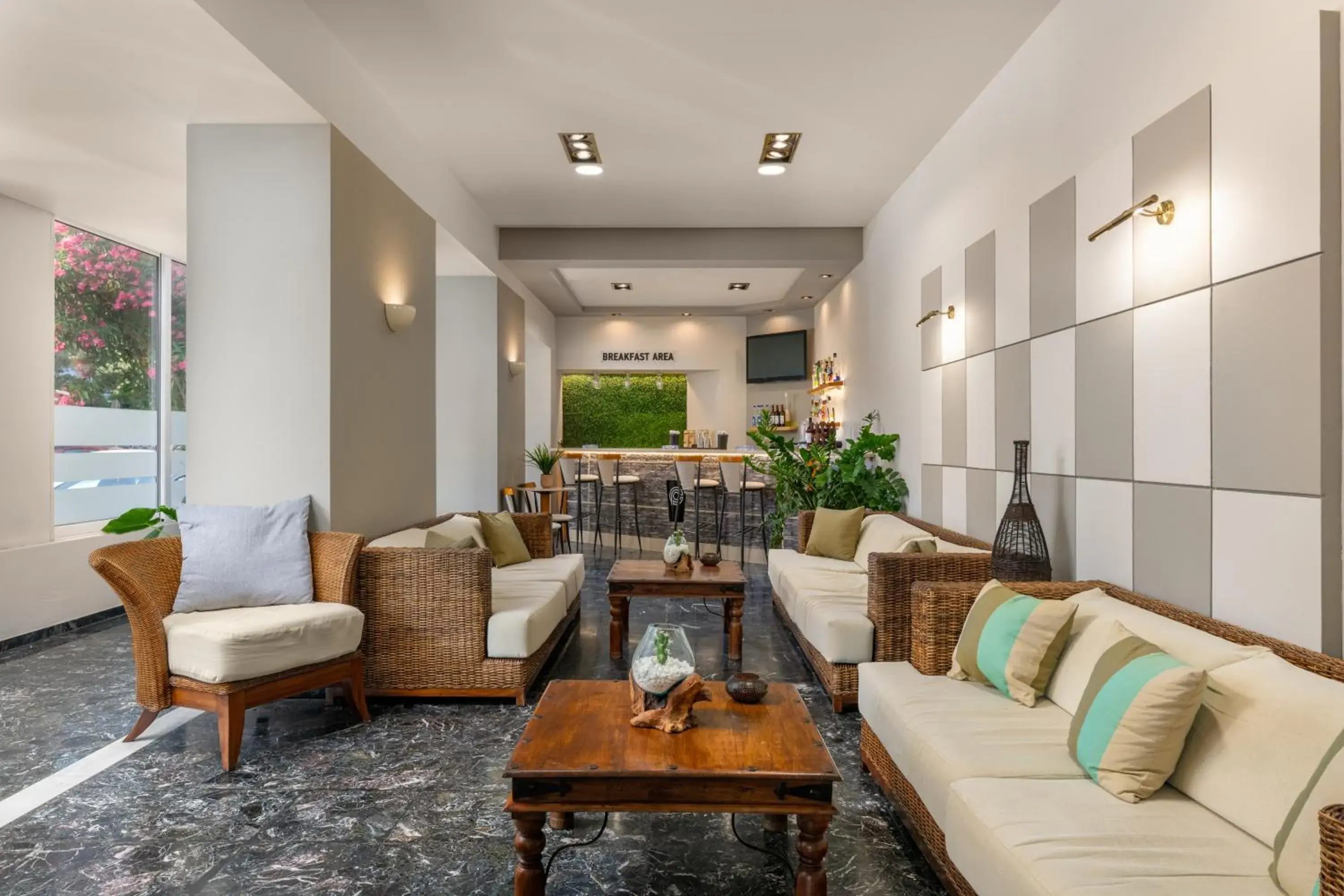 Living room in City Plus Rhodes Hotel Living room in City Plus Rhodes Hotel