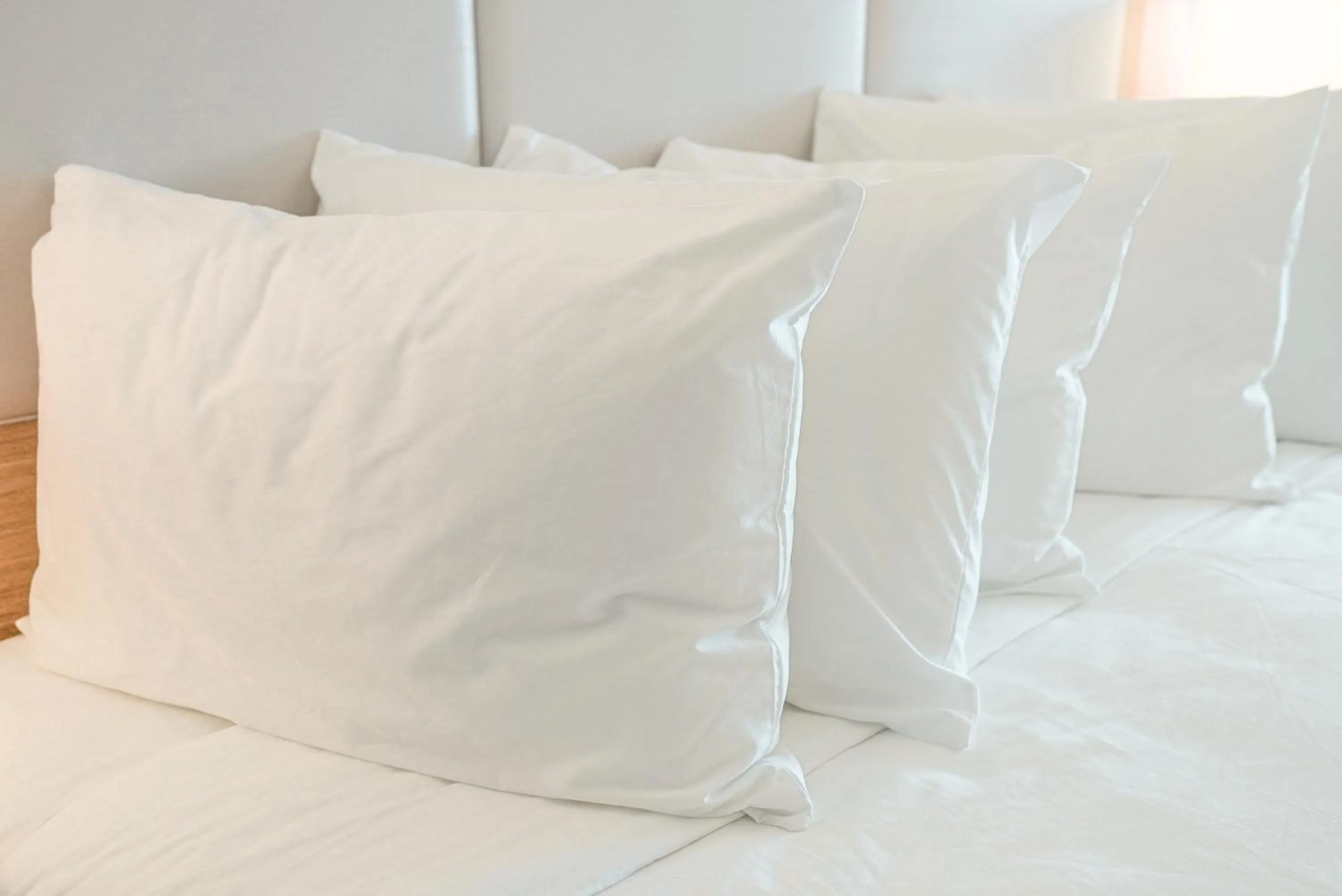 Bed in Spray Beach Hotel