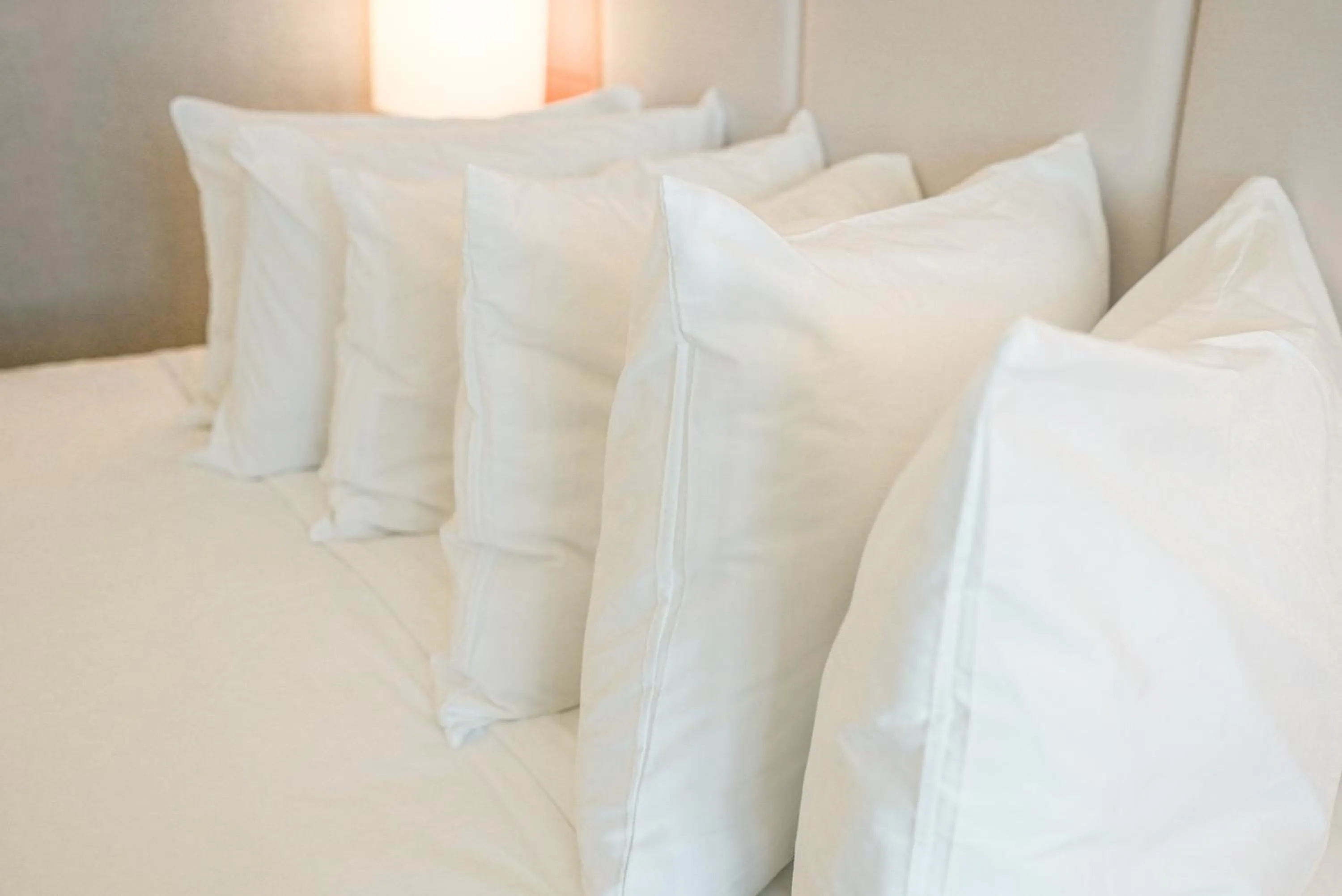 Bed in Spray Beach Hotel