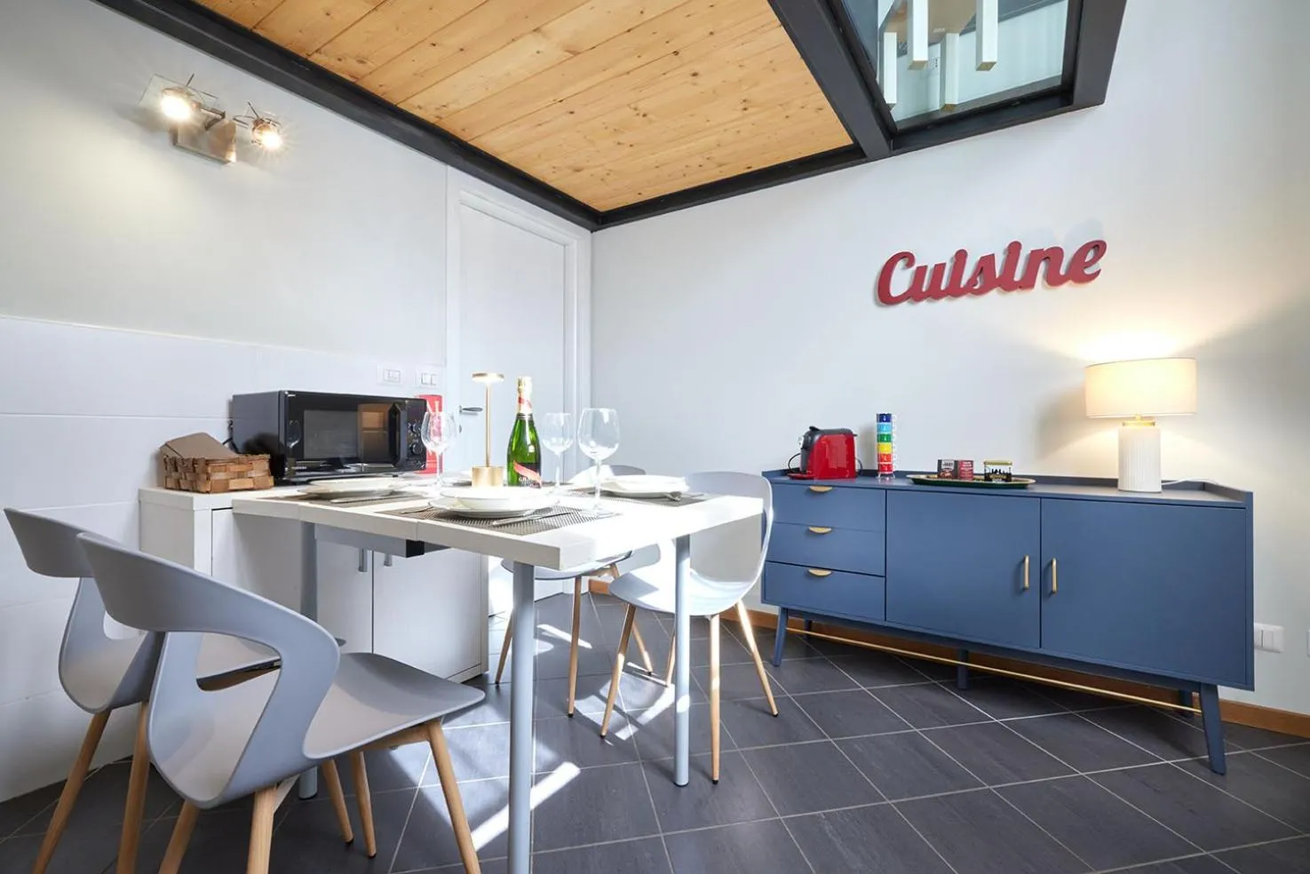 Kitchen or kitchenette in Loft Santa Giulia