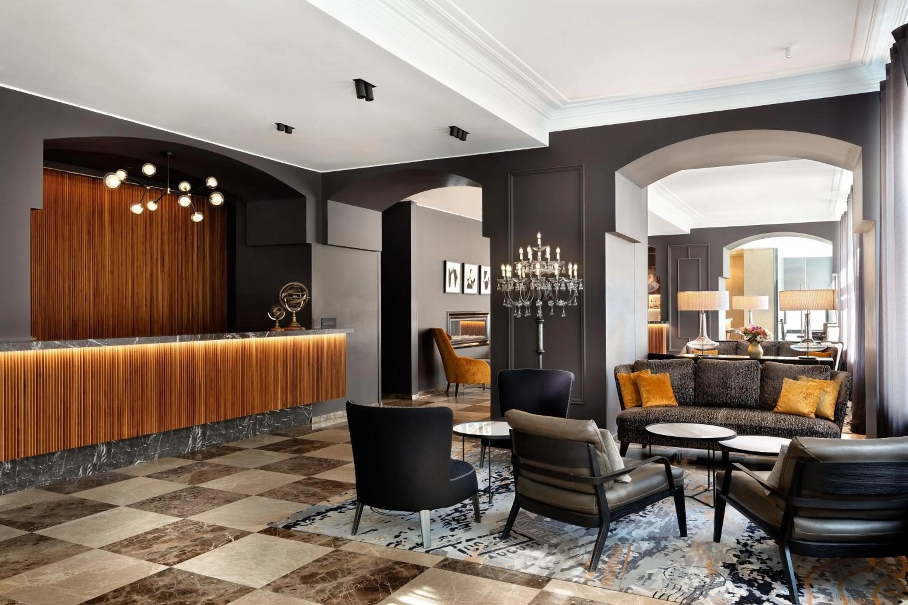 Lobby or reception in Hotel Telegraaf, Autograph Collection