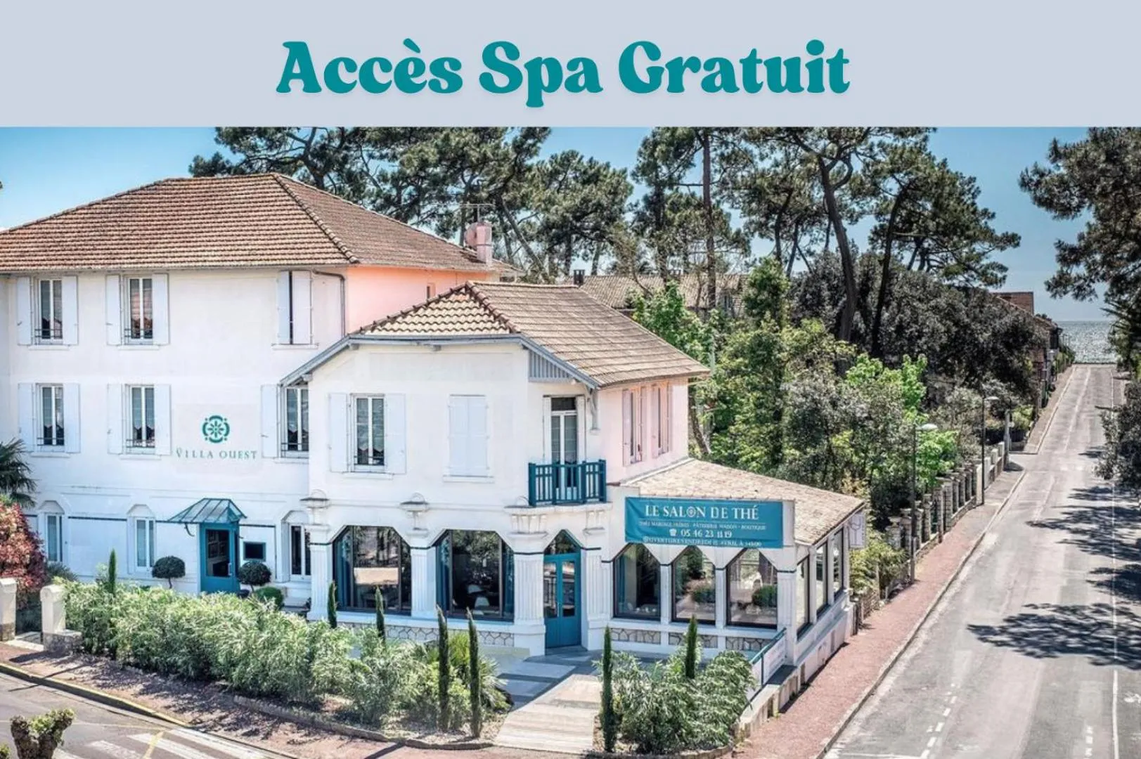 Property building in The Originals Boutique Hôtel La Villa Ouest & Spa