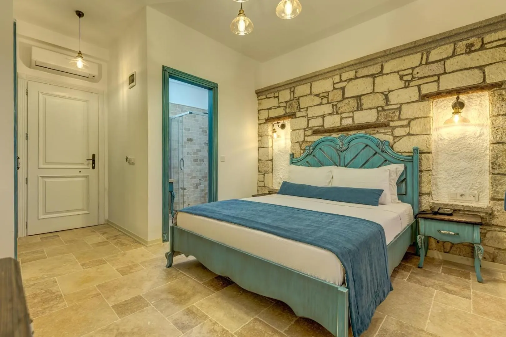 Bed in Bel Canto Alaçatı Hotel