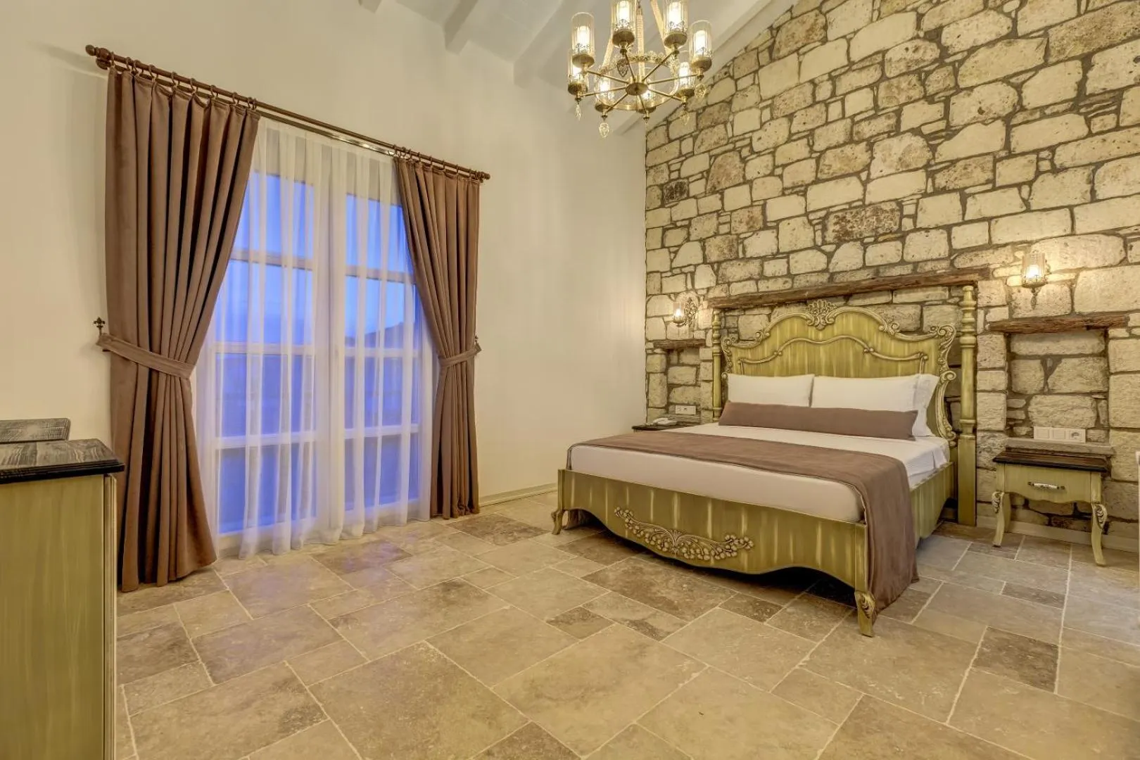 Bed in Bel Canto Alaçatı Hotel