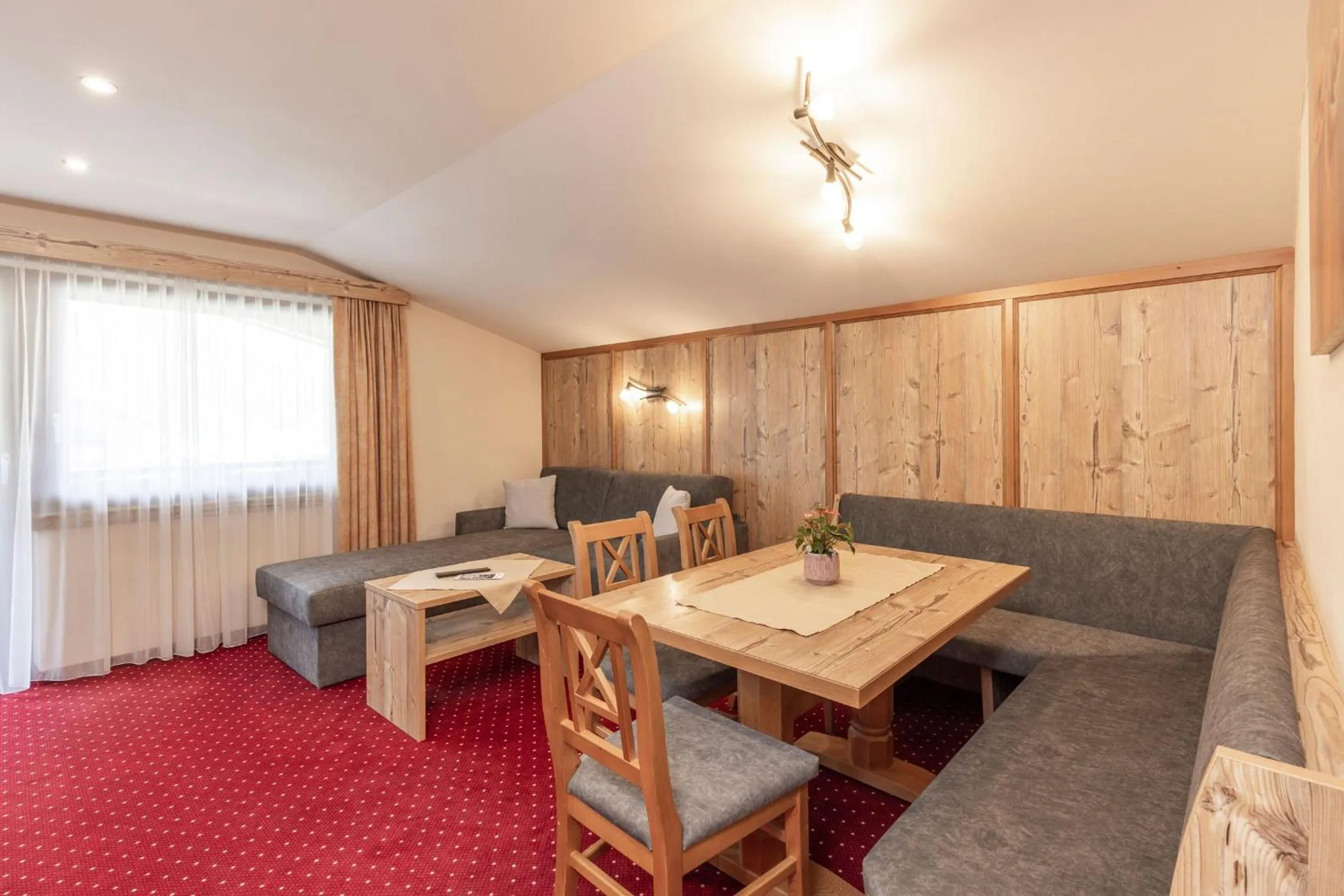 Living room in Panorama Appartements