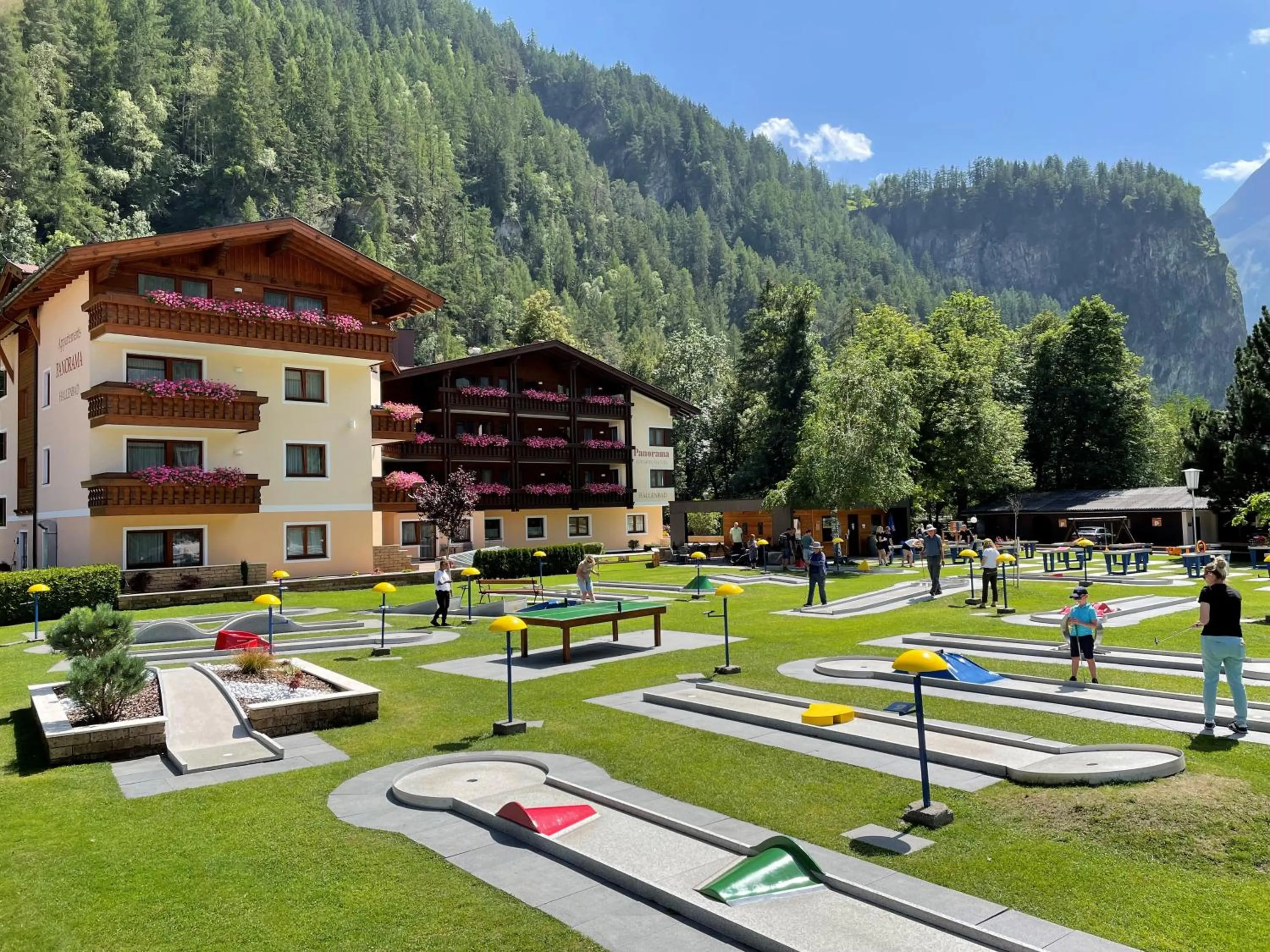 Minigolf in Panorama Appartements
