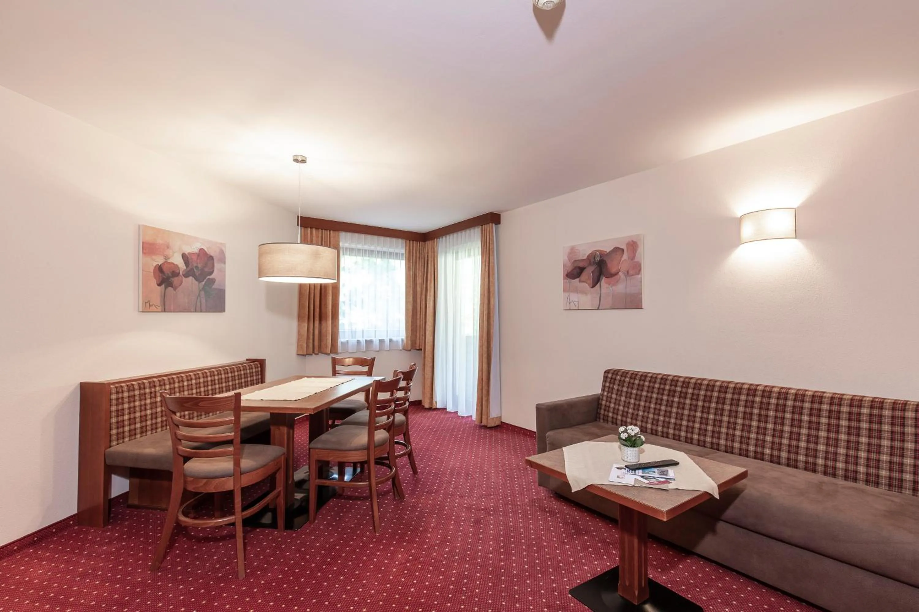 Living room in Panorama Appartements