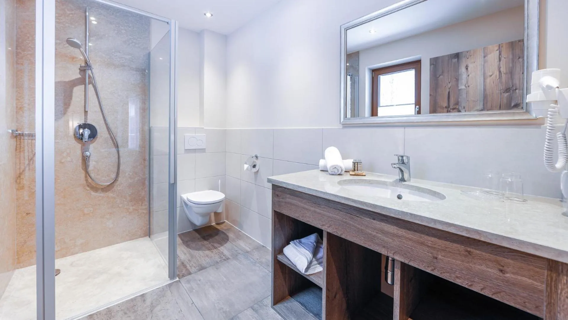 Bathroom in Panorama Appartements