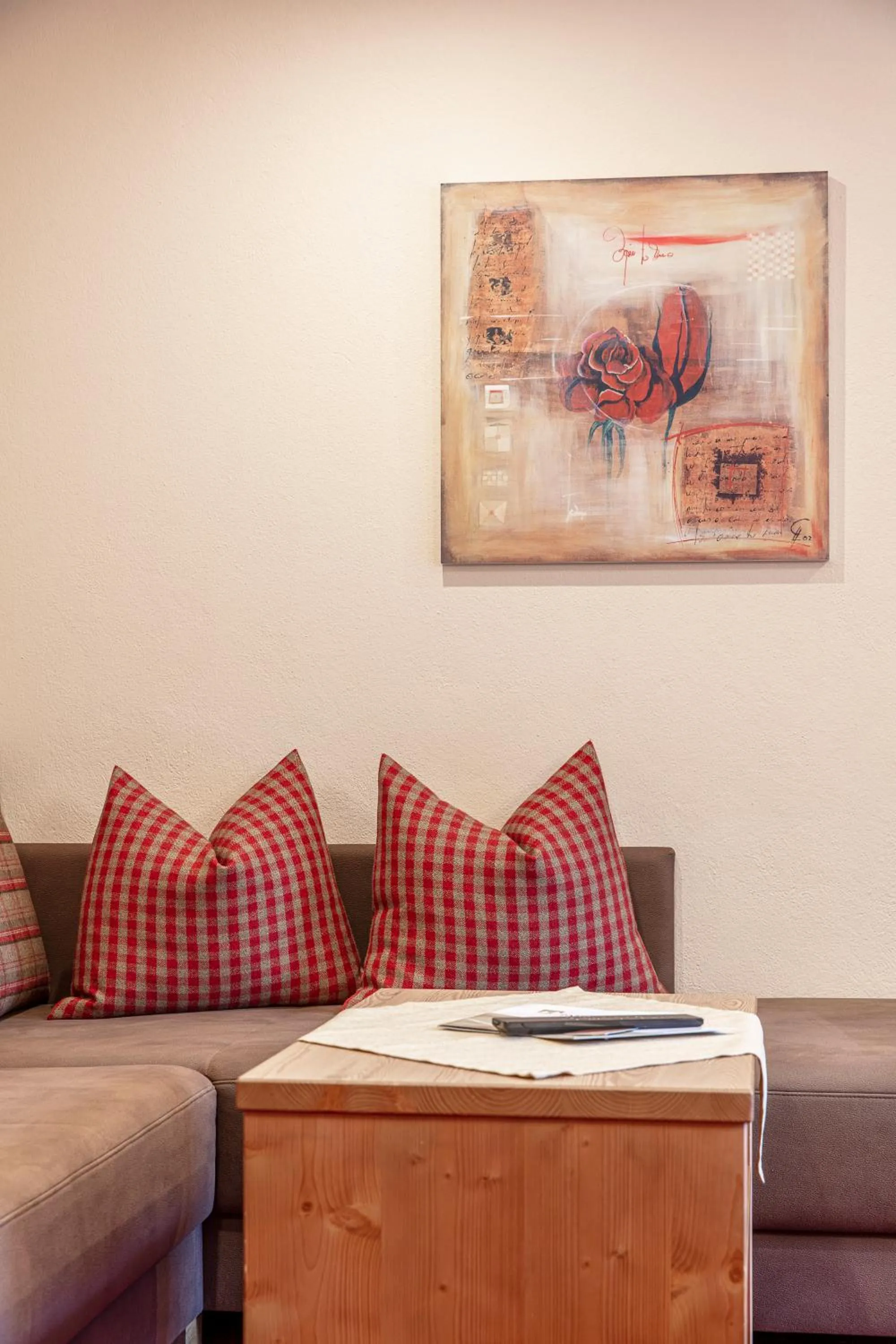 Living room in Panorama Appartements