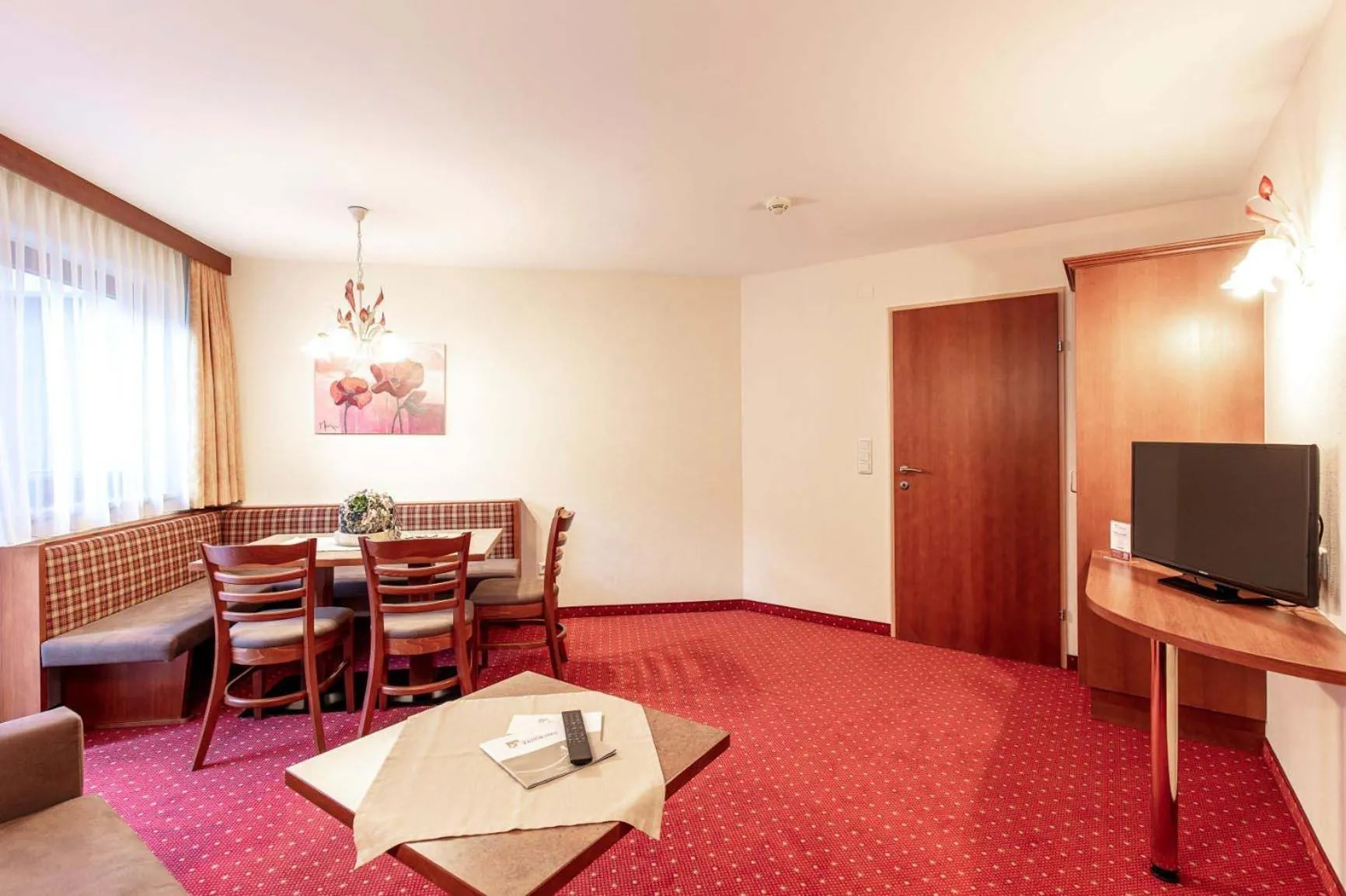 Living room in Panorama Appartements