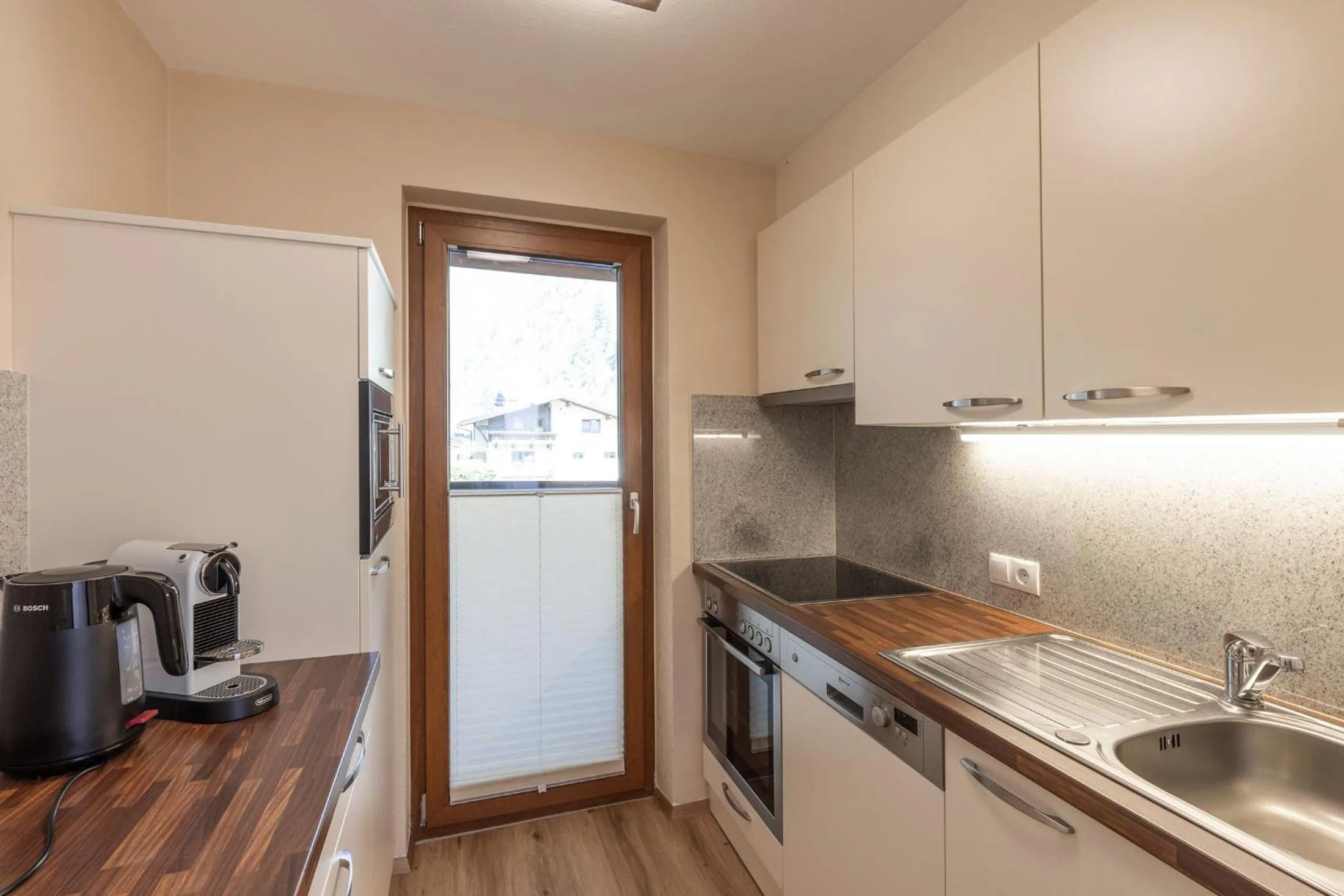 kitchen in Panorama Appartements