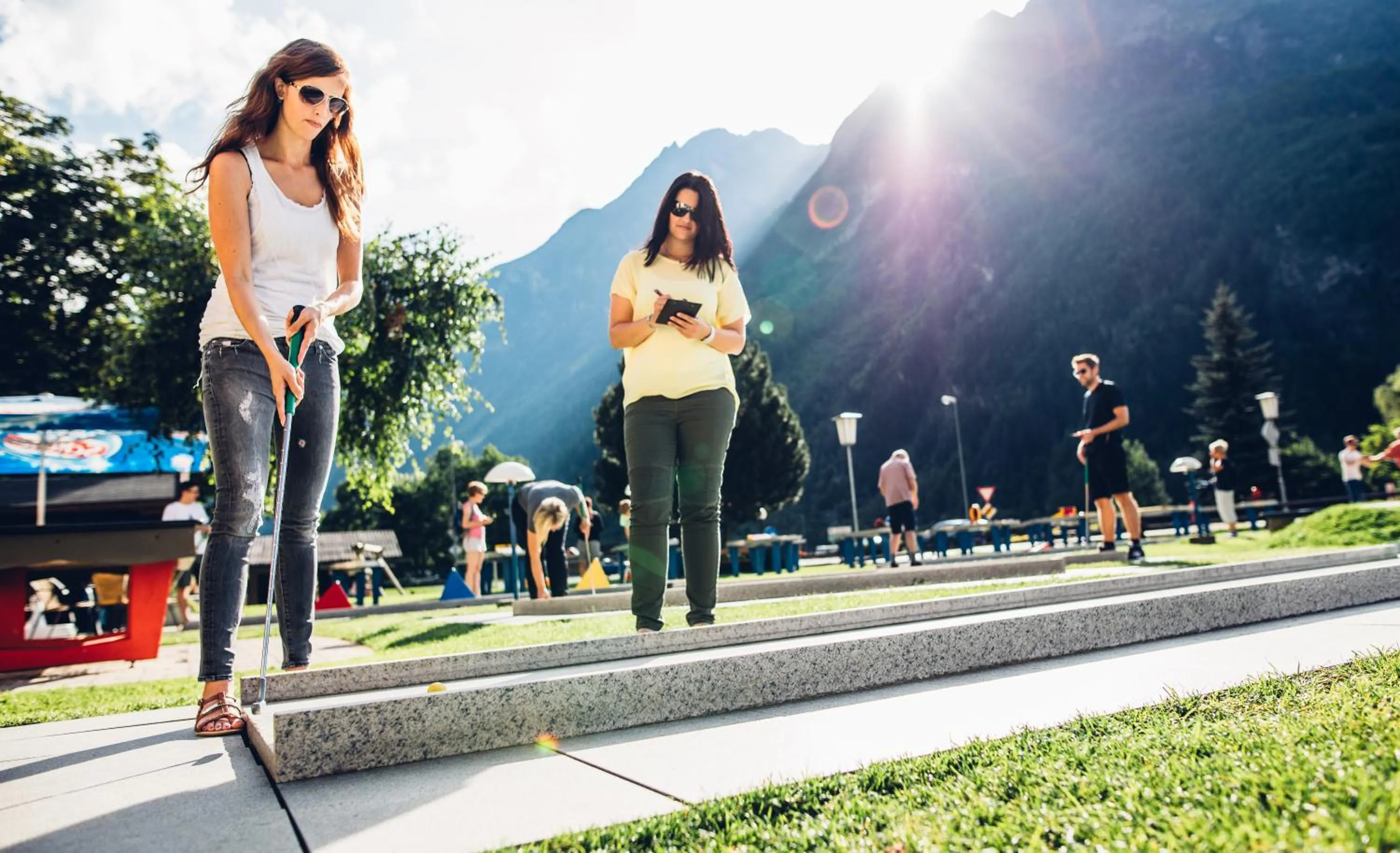 Minigolf in Panorama Appartements