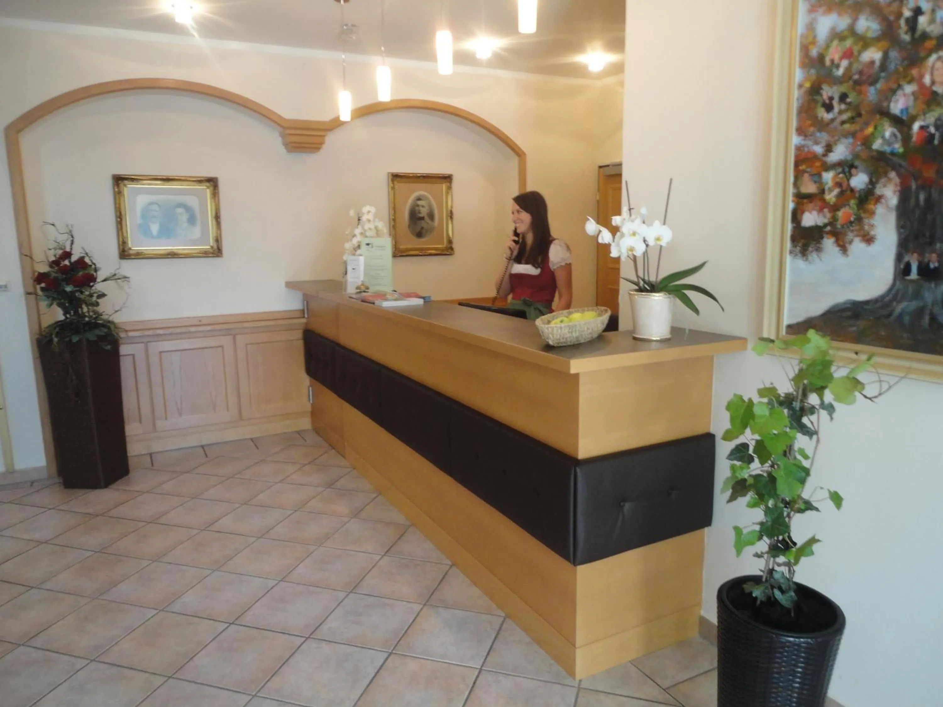 Lobby or reception in Hotel Roslehen