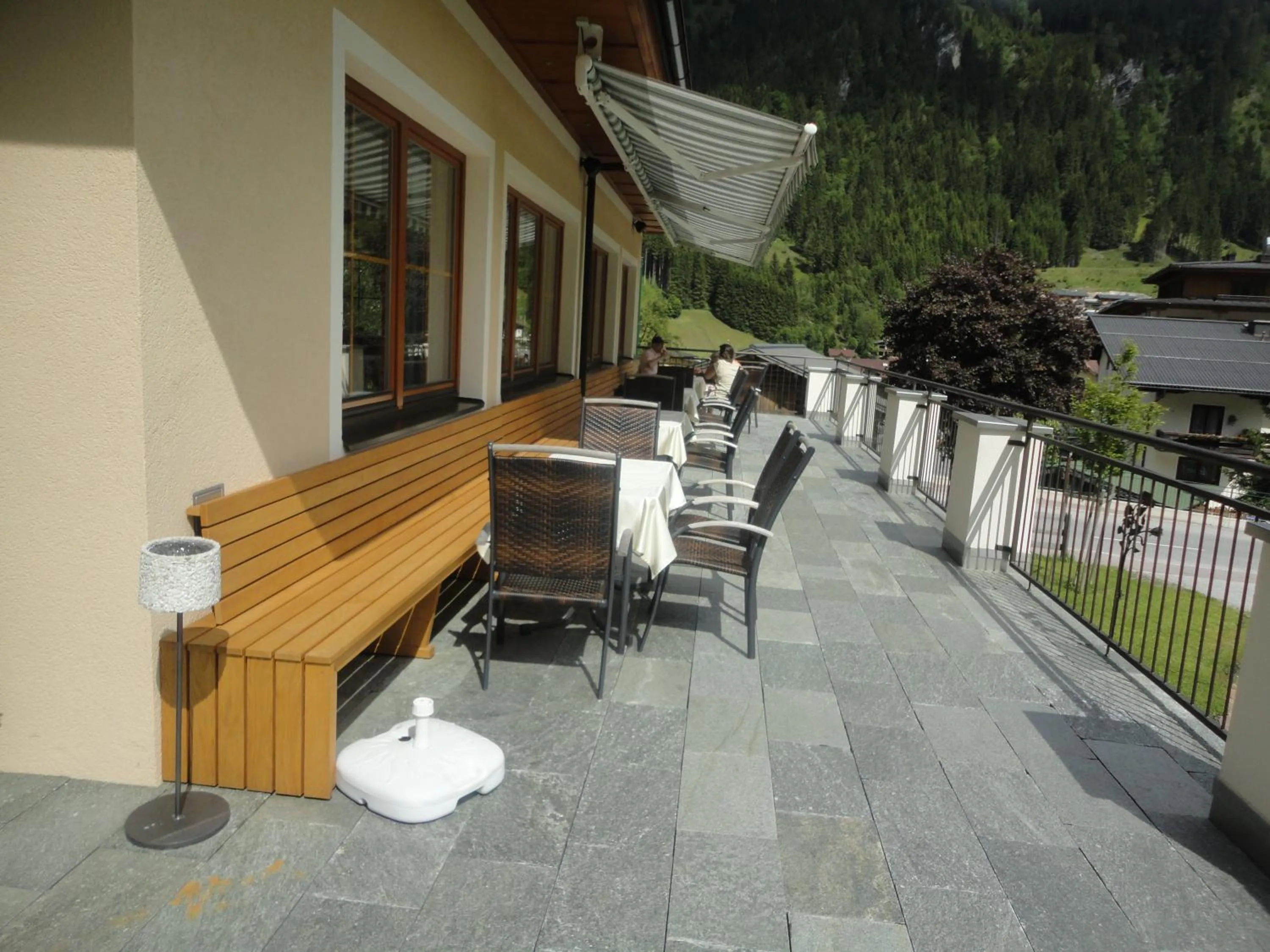 Balcony/Terrace in Hotel Roslehen