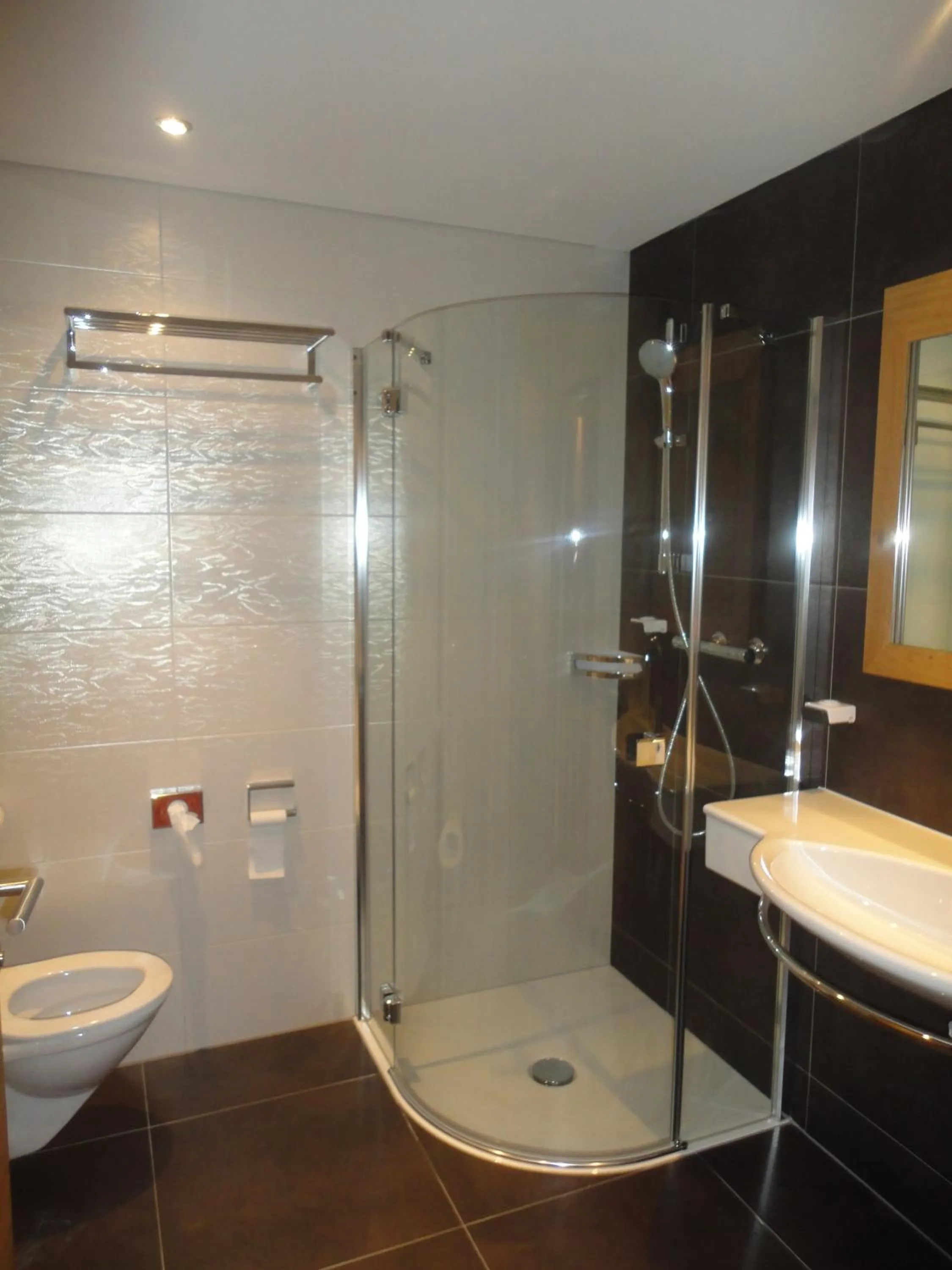 Shower in Hotel Roslehen