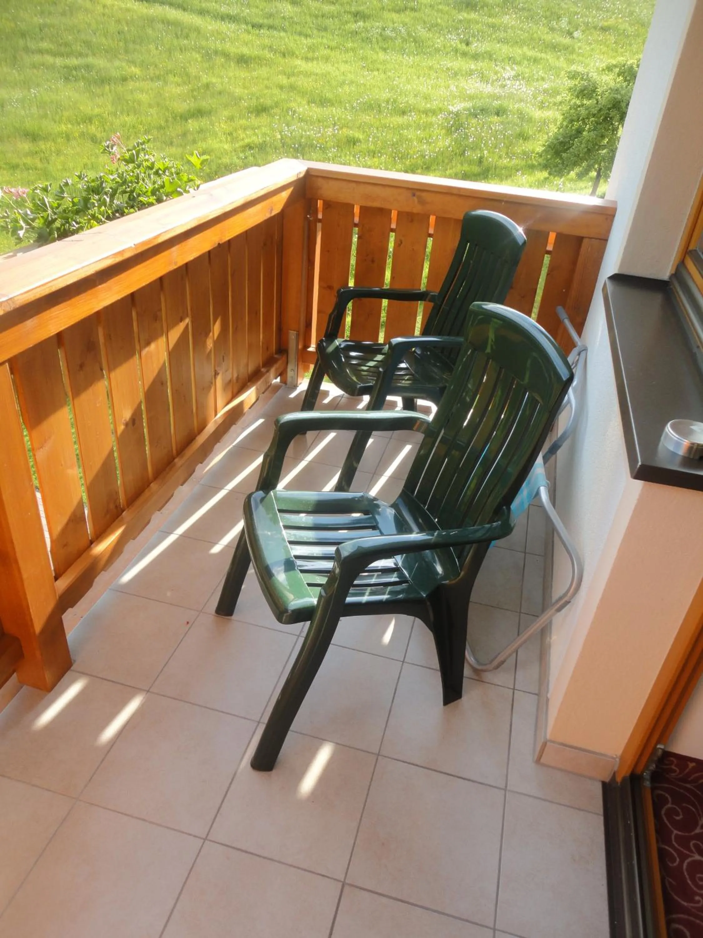 Balcony/Terrace in Hotel Roslehen