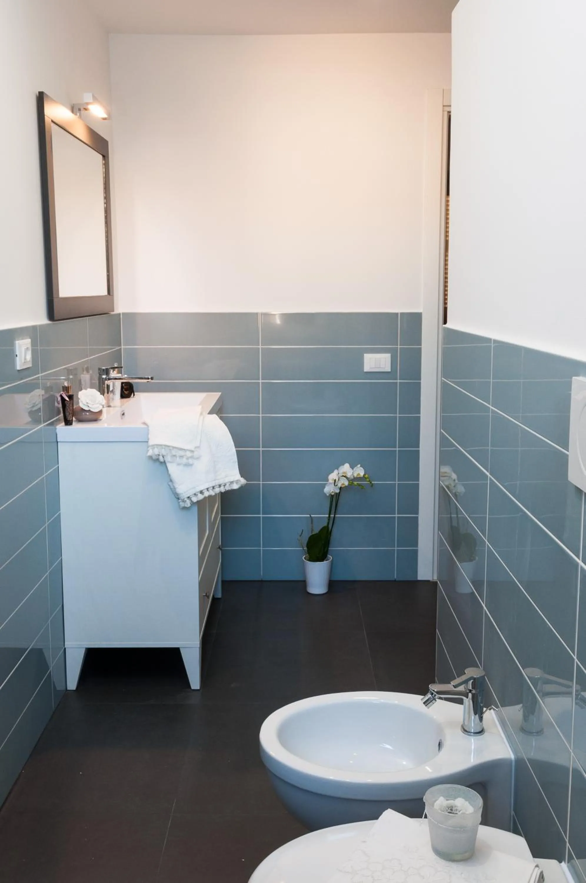 Shower in Quiet Home Terracina Apartments