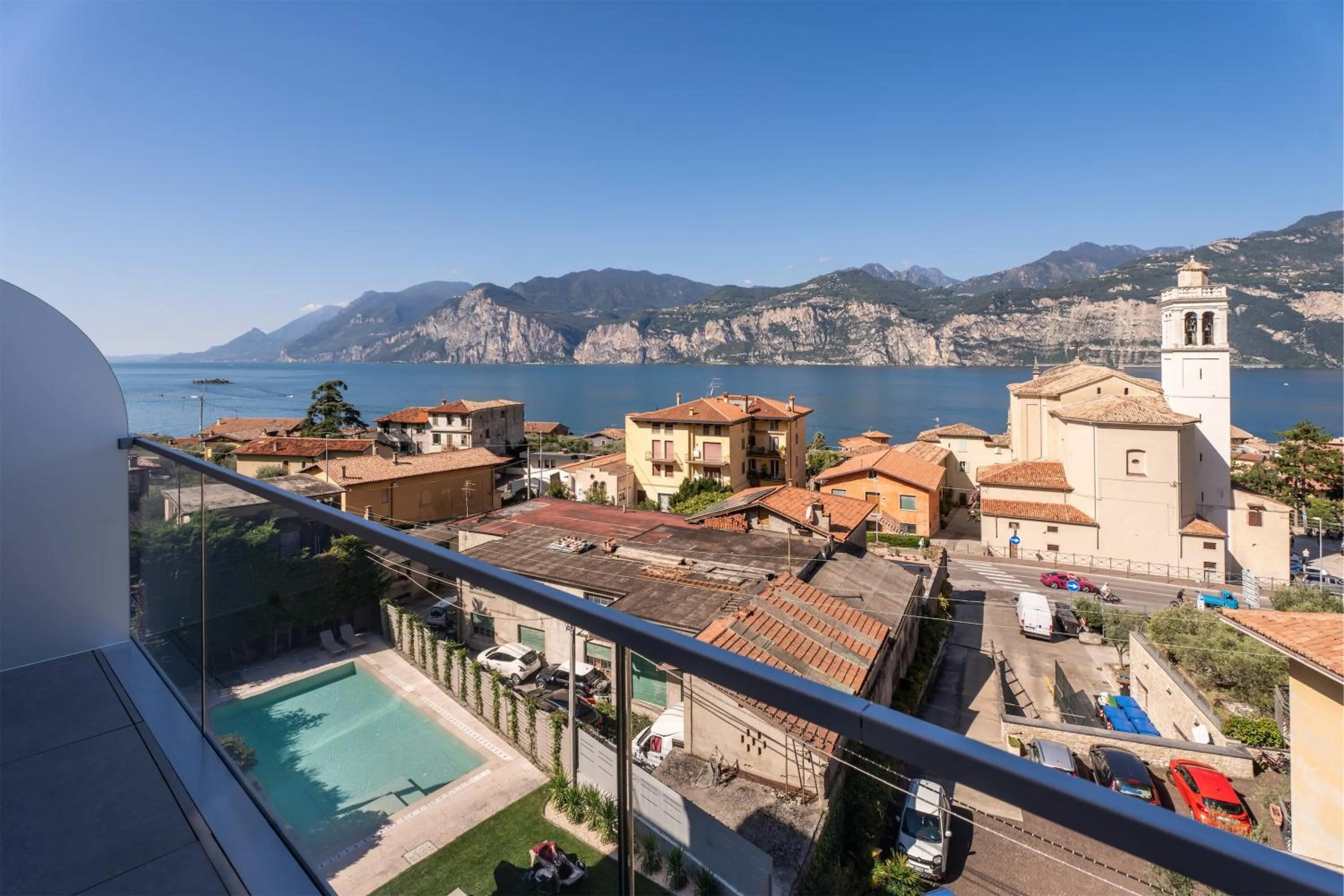 Lake view in Hotel Diana
