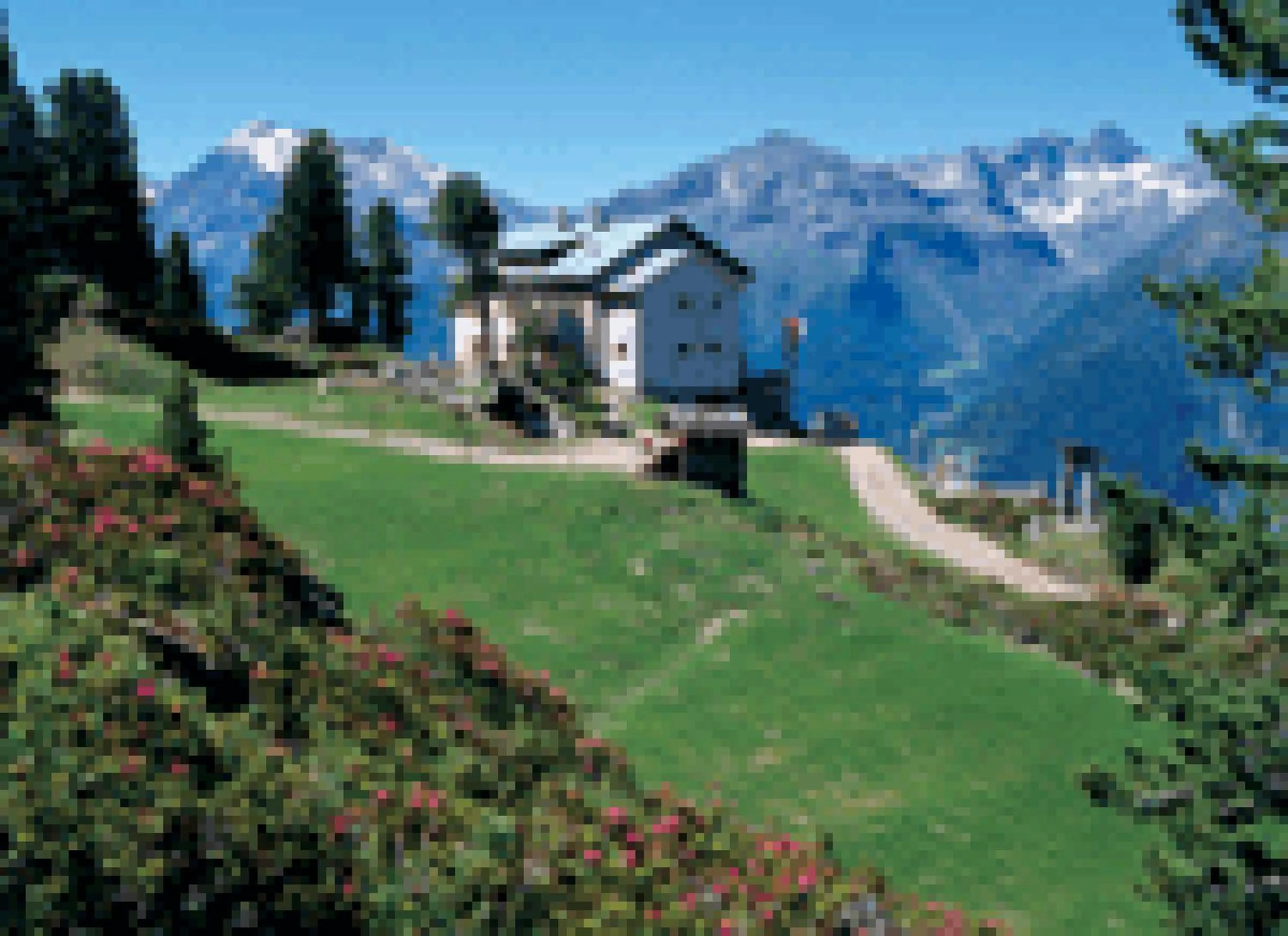 Property building in Alpenhotel