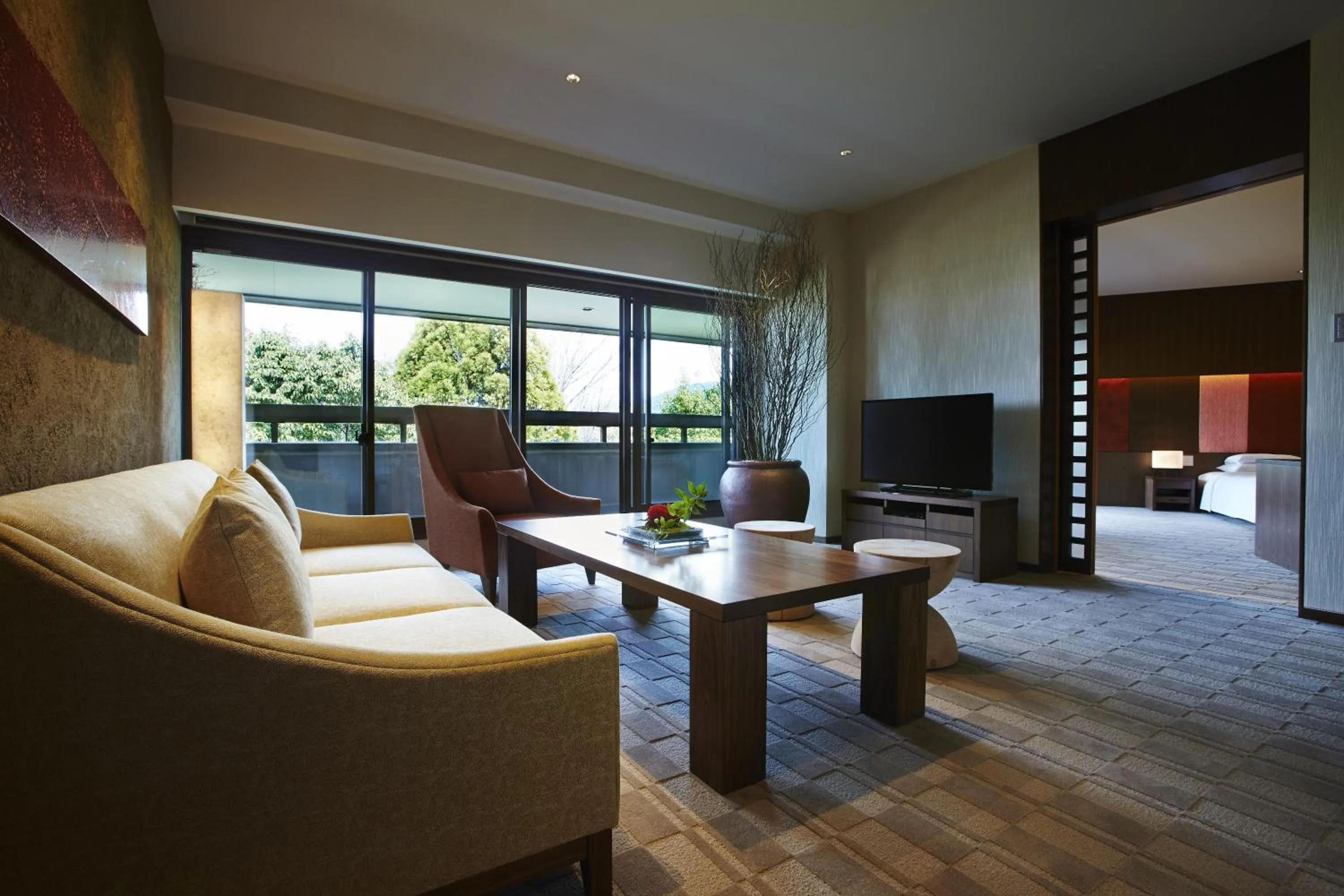 Photo of the whole room in Hyatt Regency Kyoto