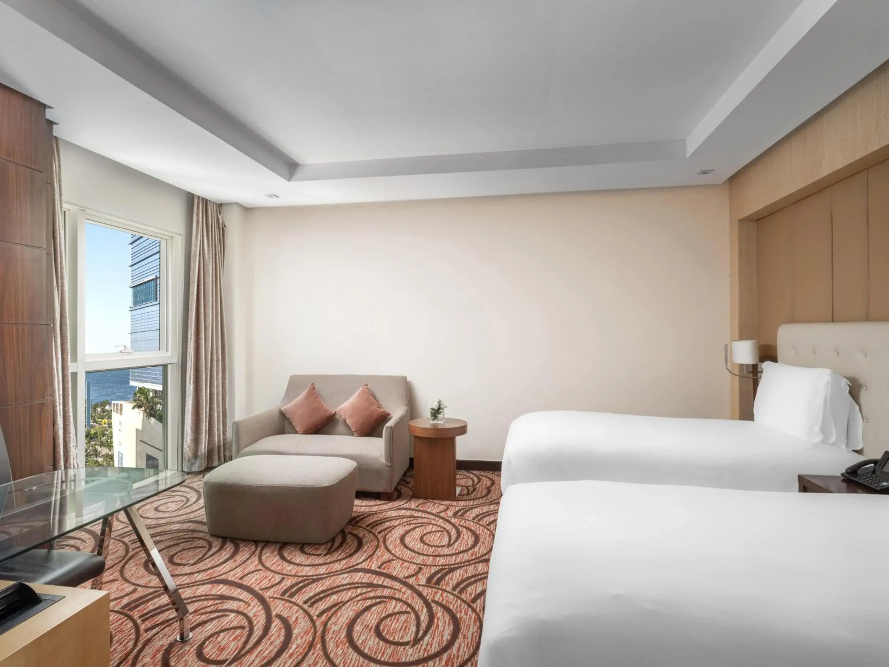 Deluxe Twin Sea View in The Venue Jeddah Corniche Deluxe Twin Sea View in The Venue Jeddah Corniche