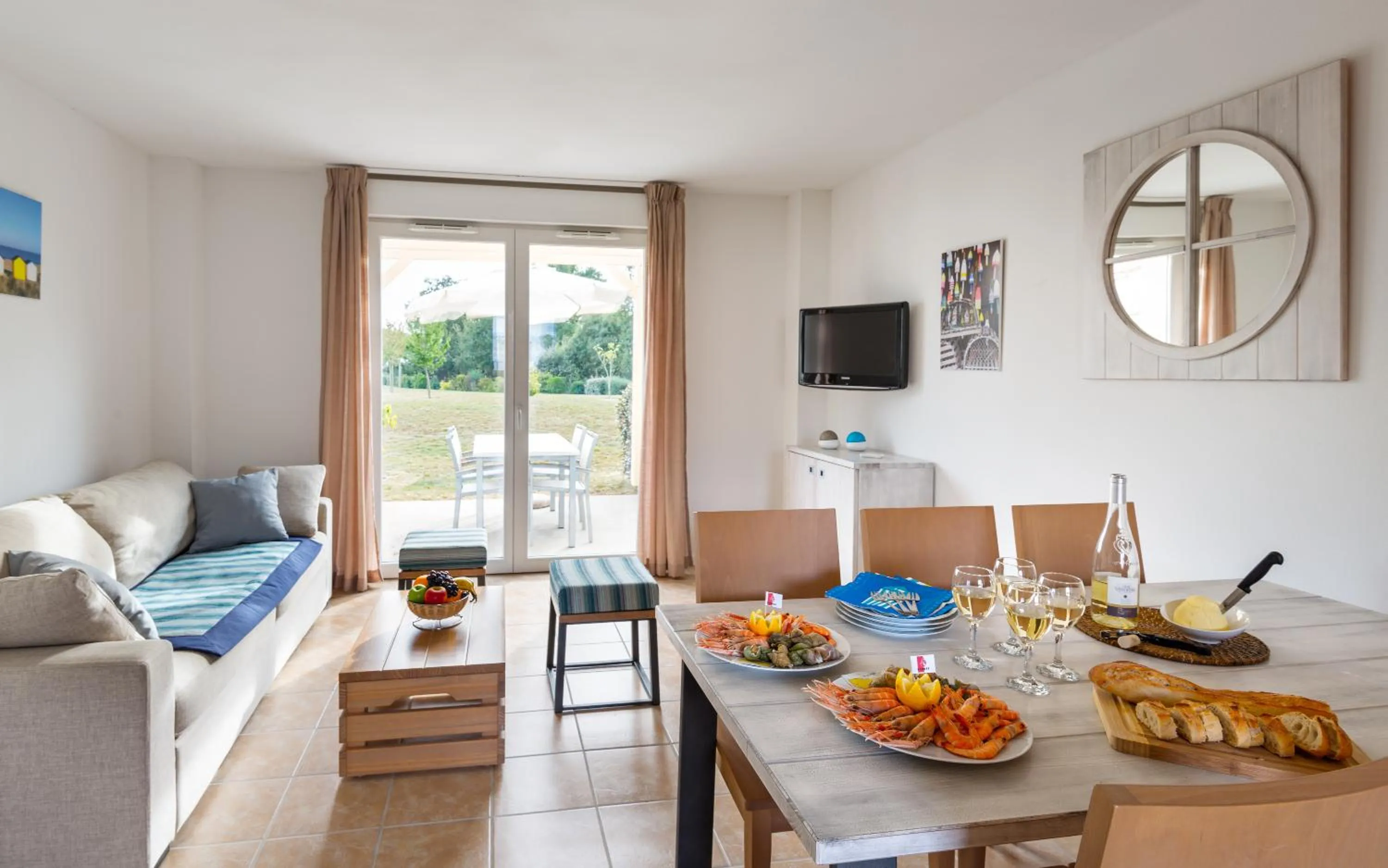 Living room in Lagrange Vacances Le Village de la Mer