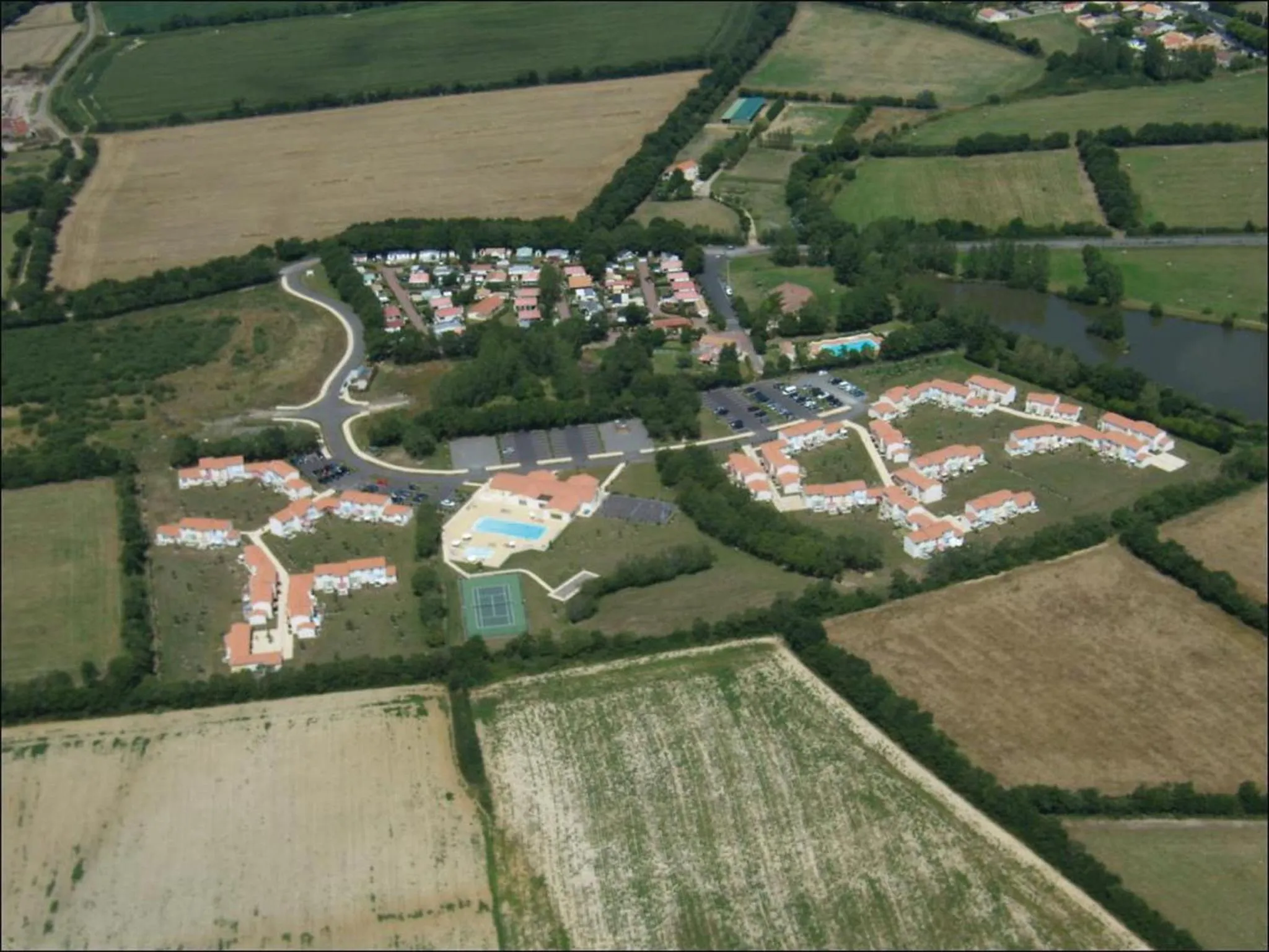 Bird's eye view in Lagrange Vacances Le Village de la Mer