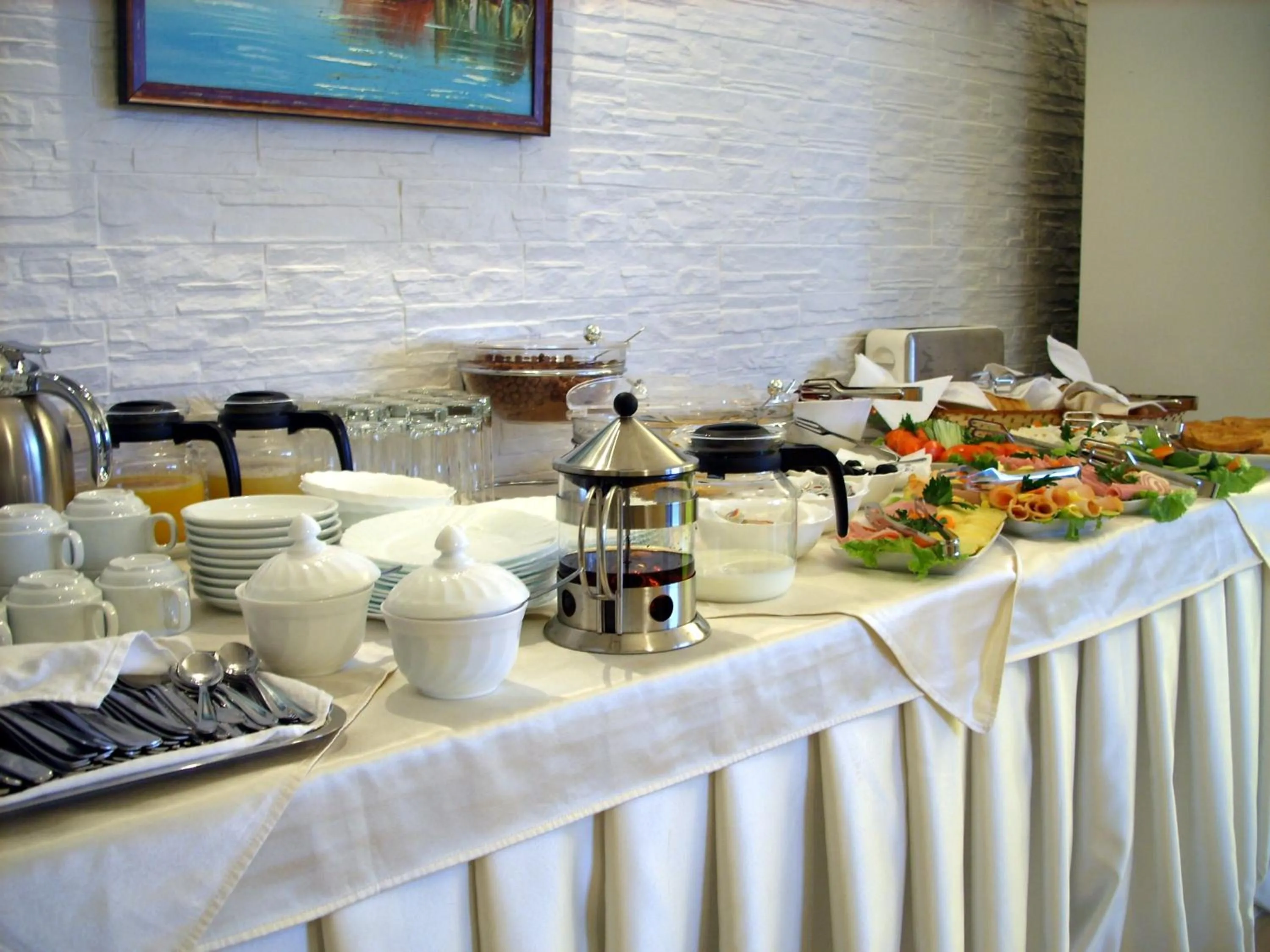 Buffet breakfast in Fjord B&B
