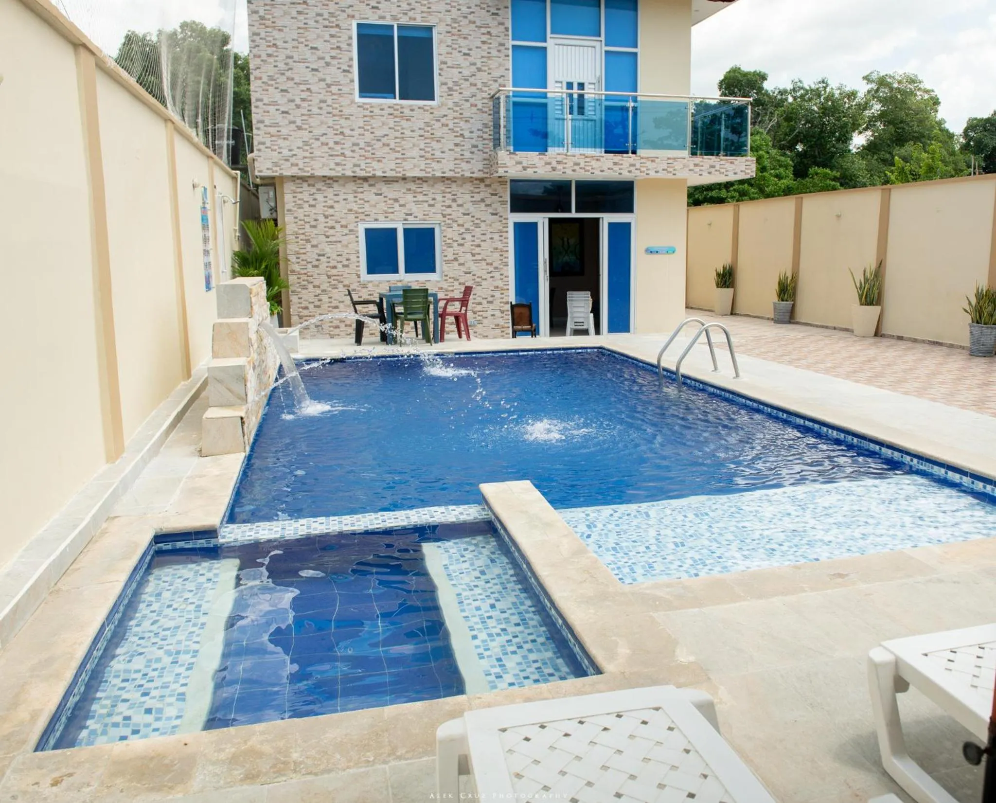 Swimming pool in Cabanas Villa Antonella Covenas
