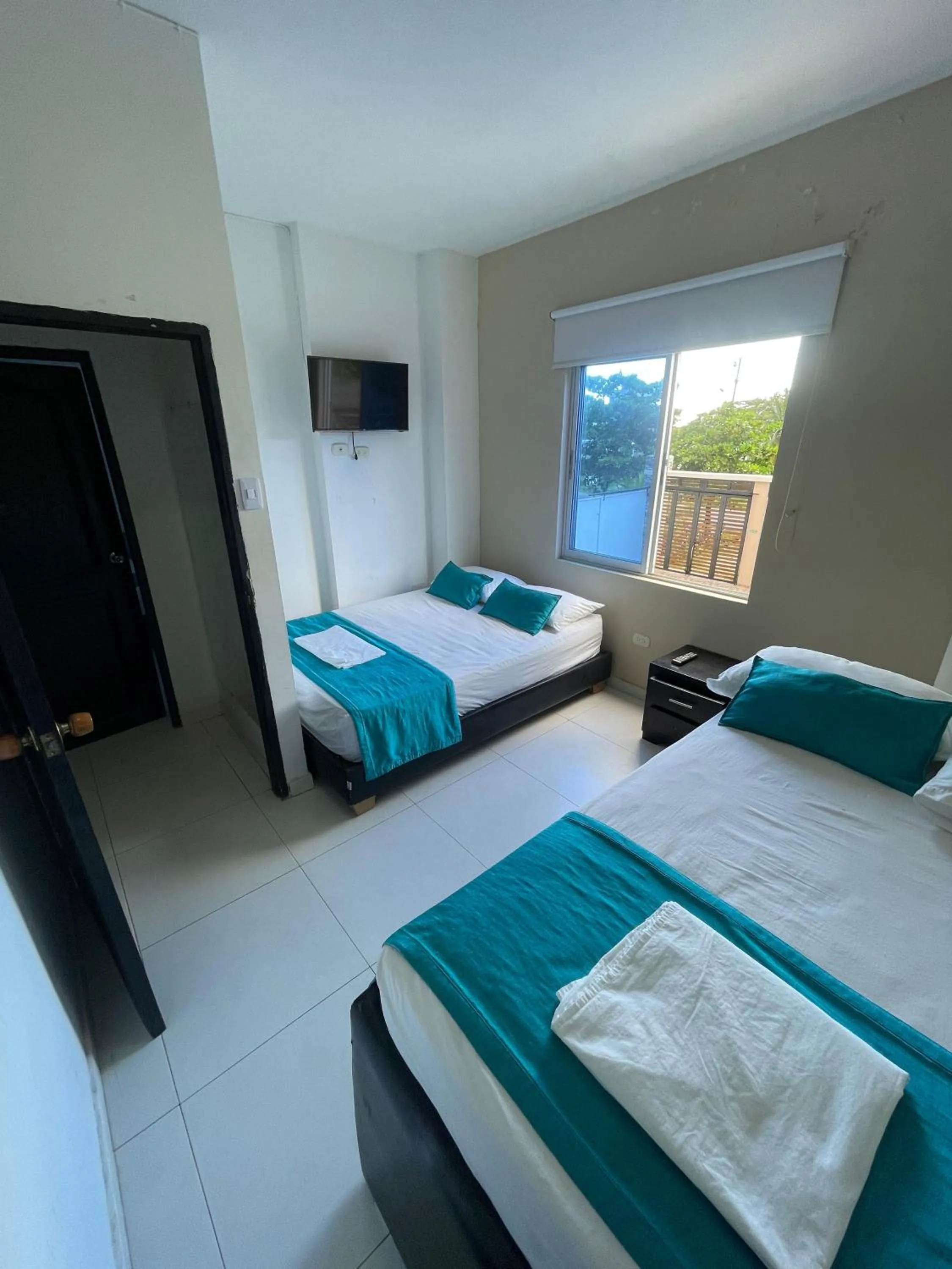 Bed in Cabanas Villa Antonella Covenas