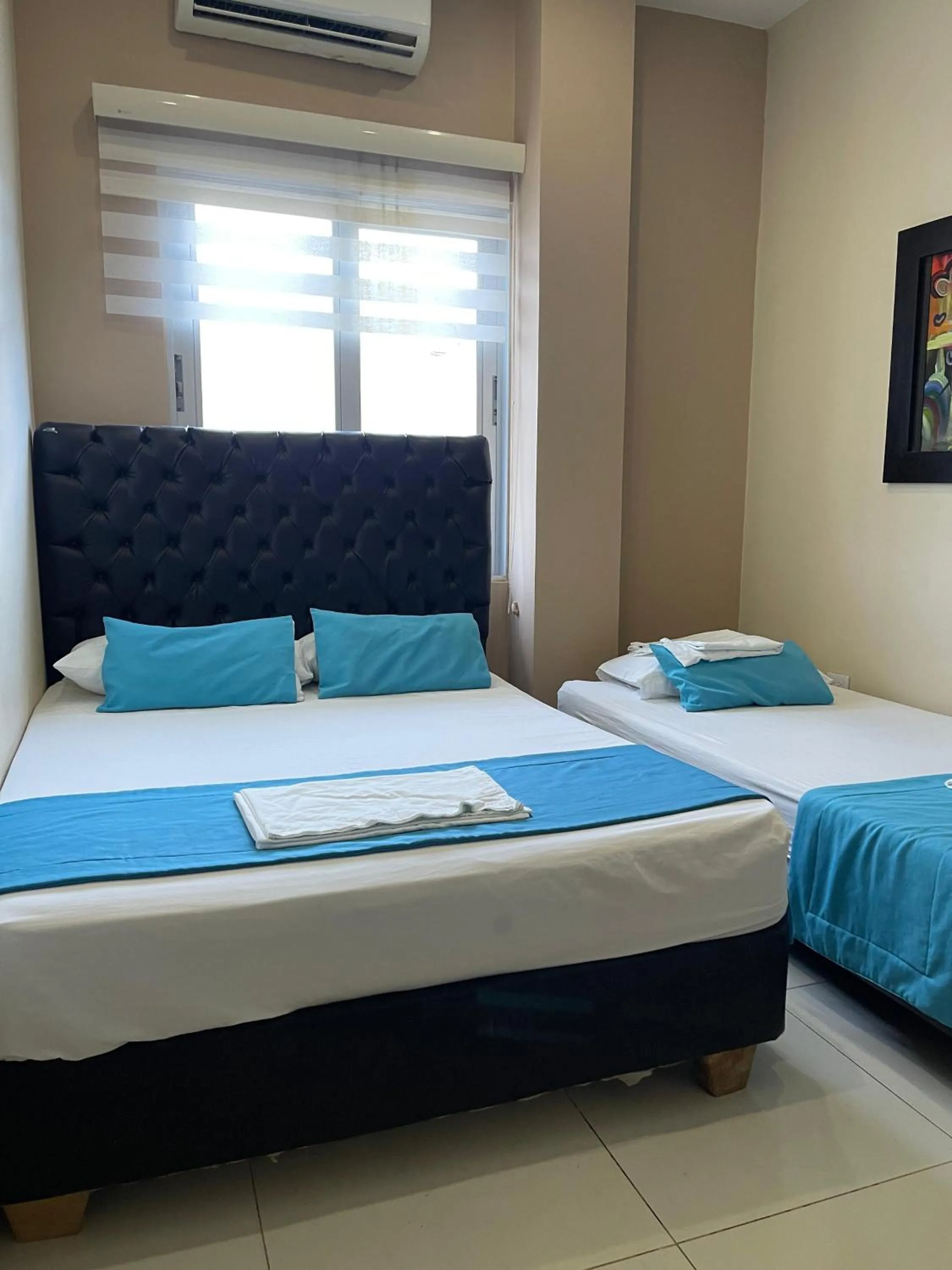 Bed in Cabanas Villa Antonella Covenas