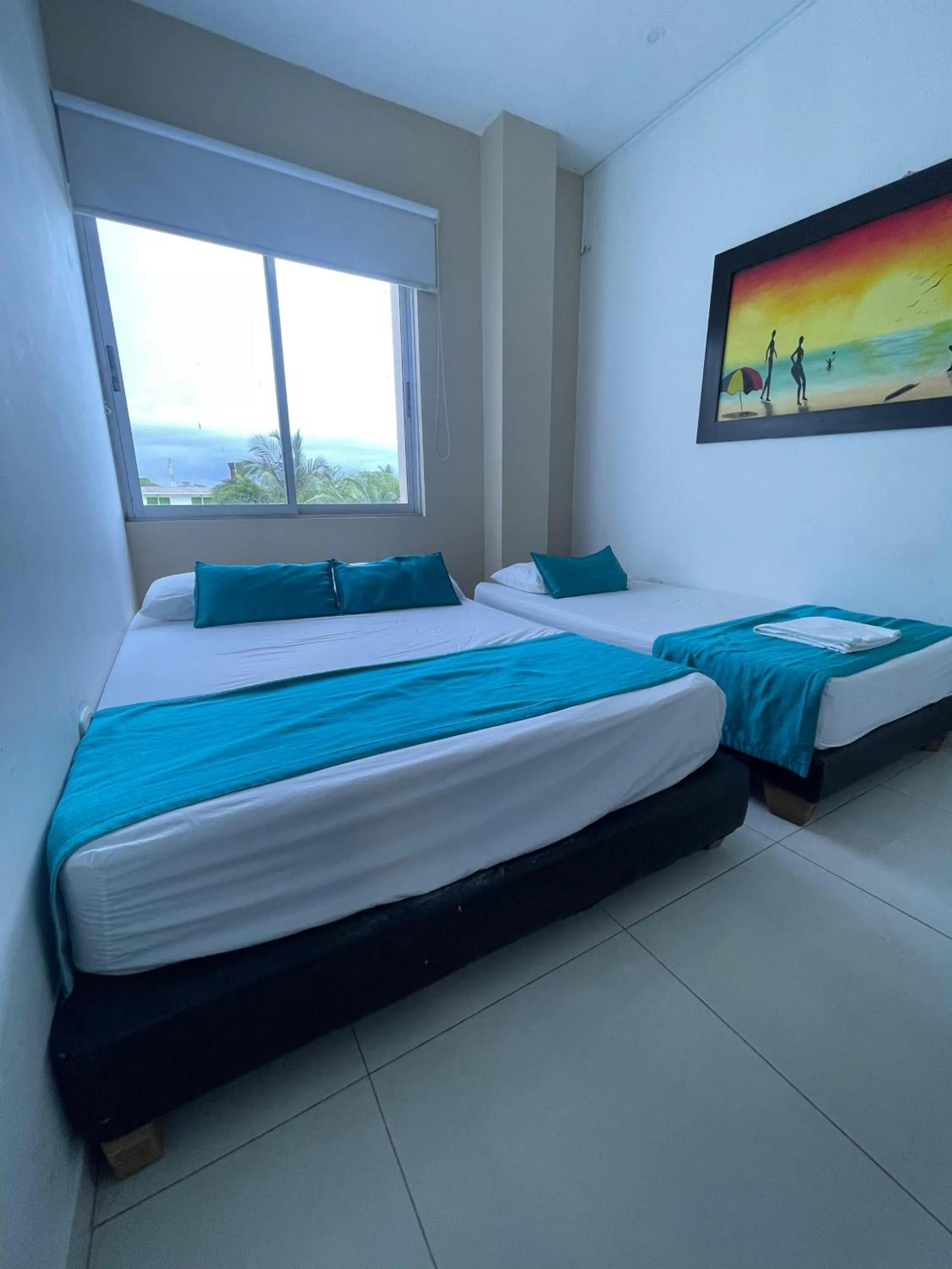 Bed in Cabanas Villa Antonella Covenas