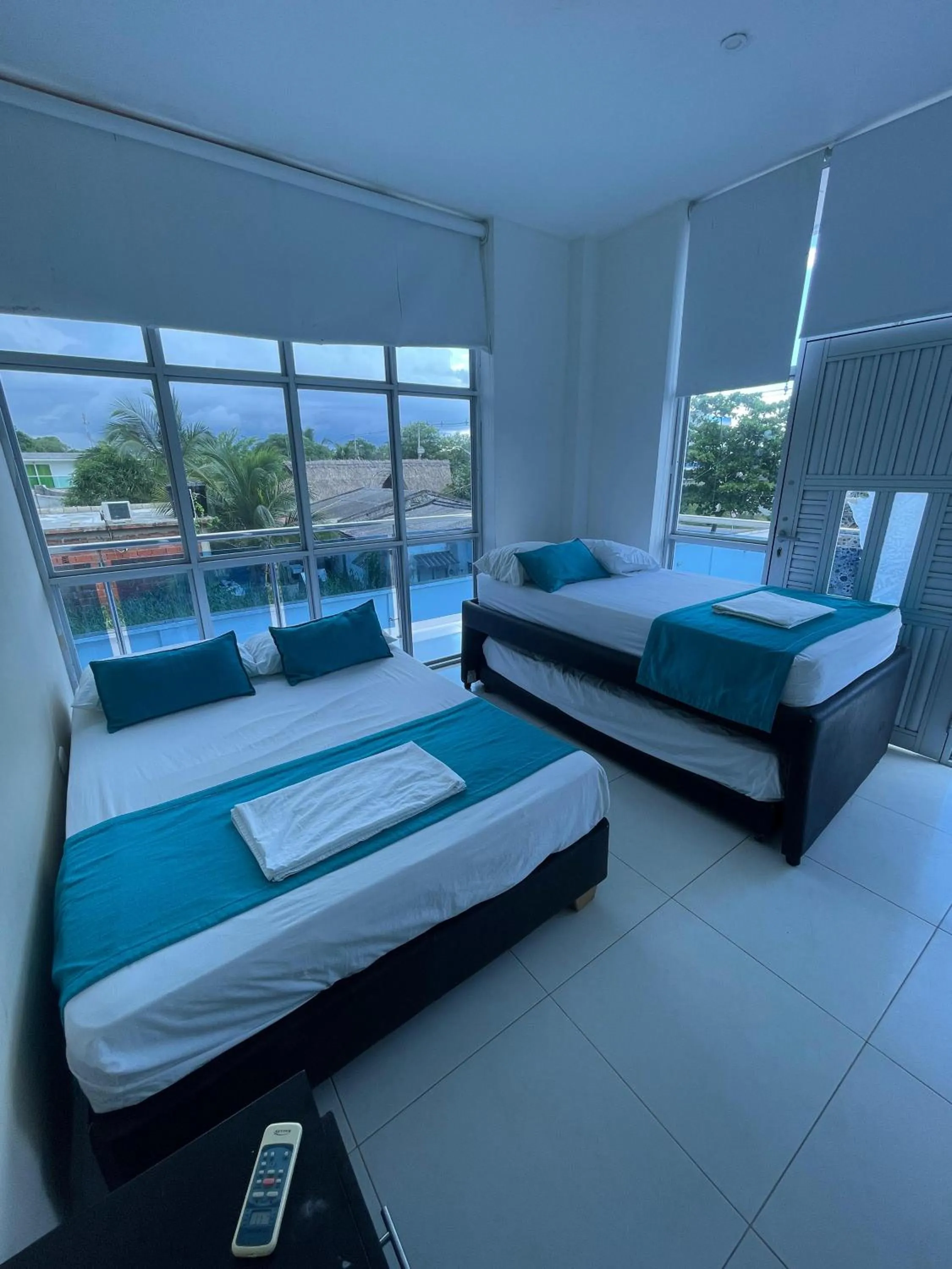 Bed in Cabanas Villa Antonella Covenas