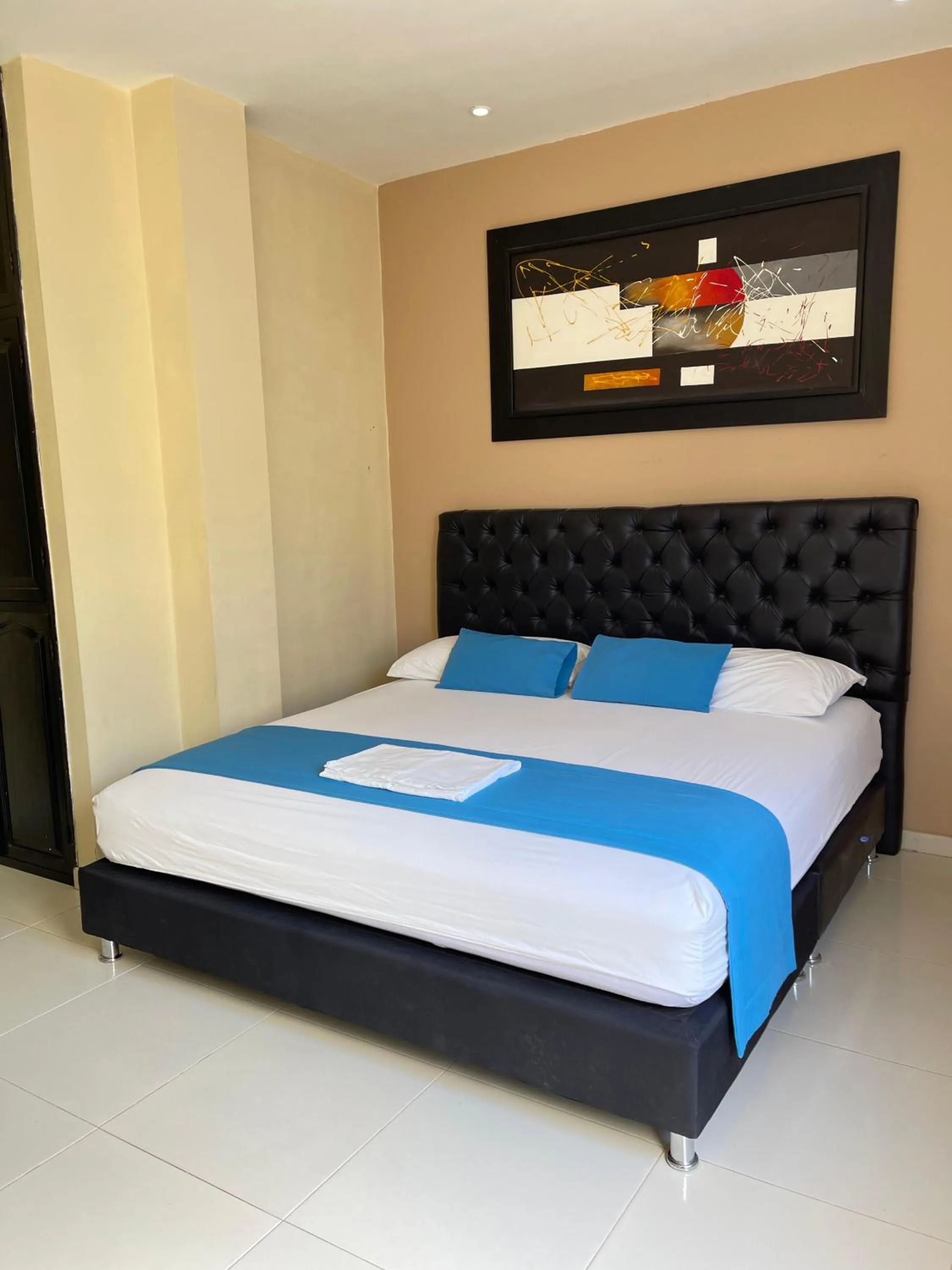 Bed in Cabanas Villa Antonella Covenas