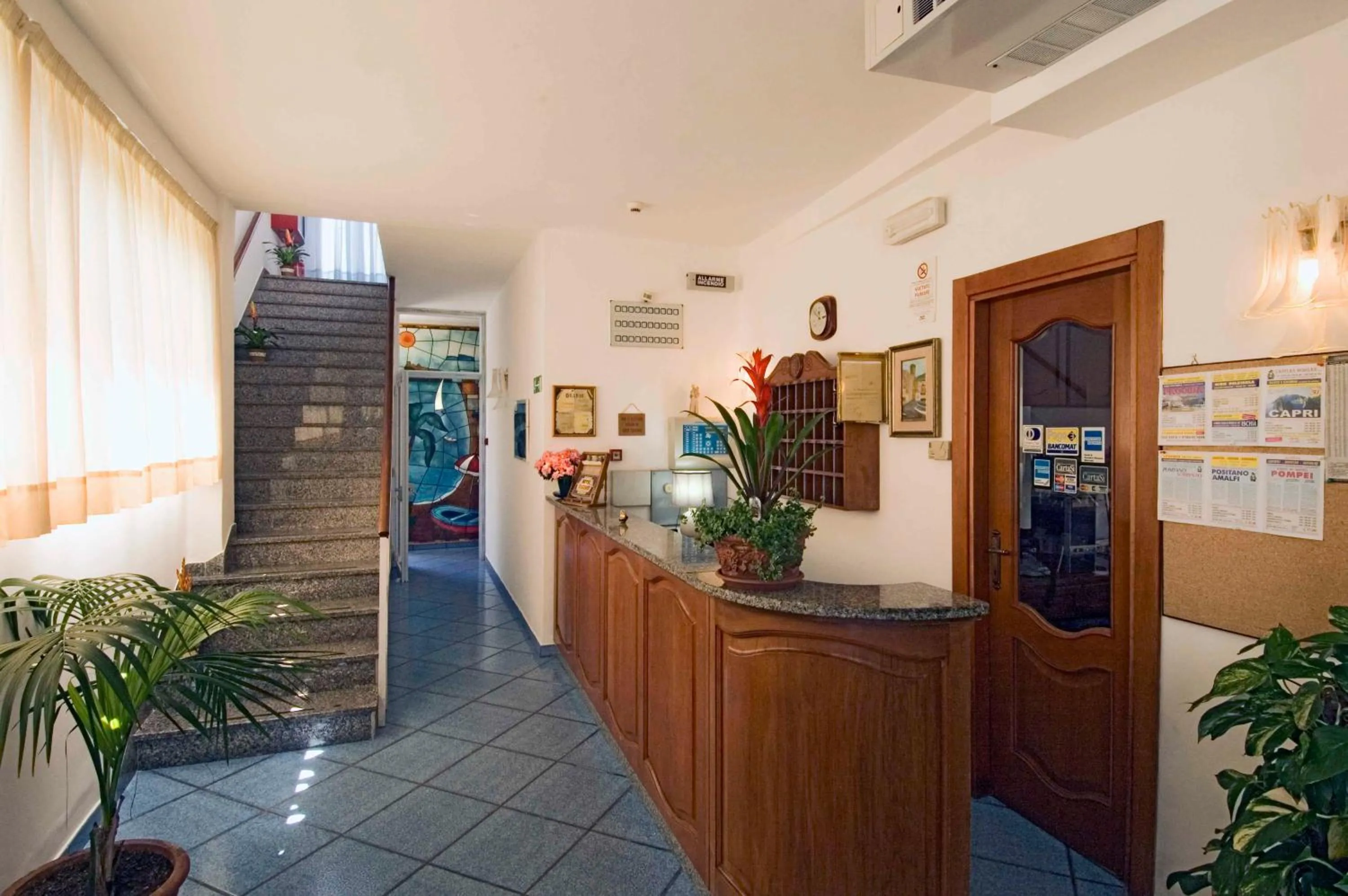 Lobby or reception in Hotel Eugenio