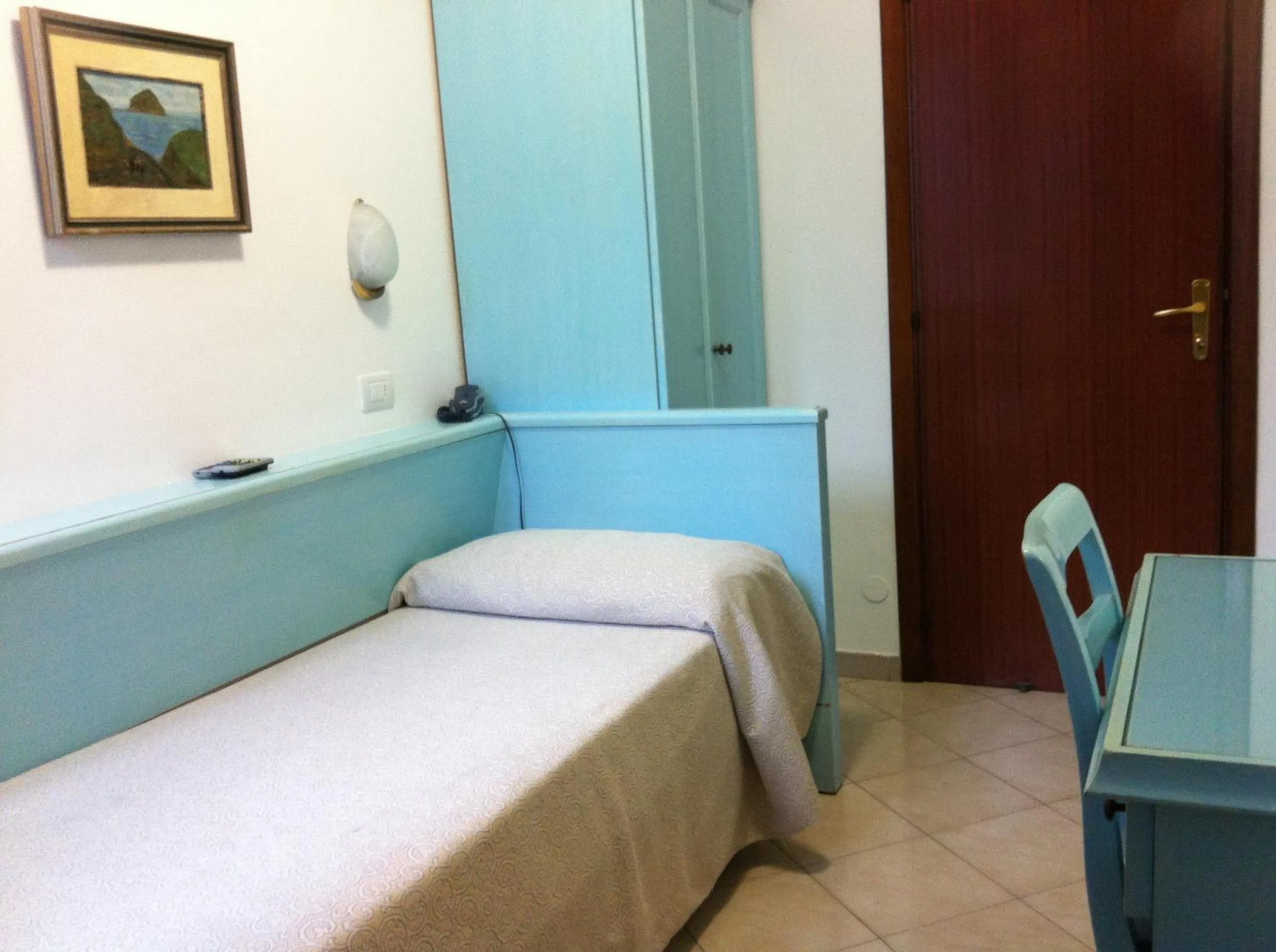 Bed in Hotel Eugenio